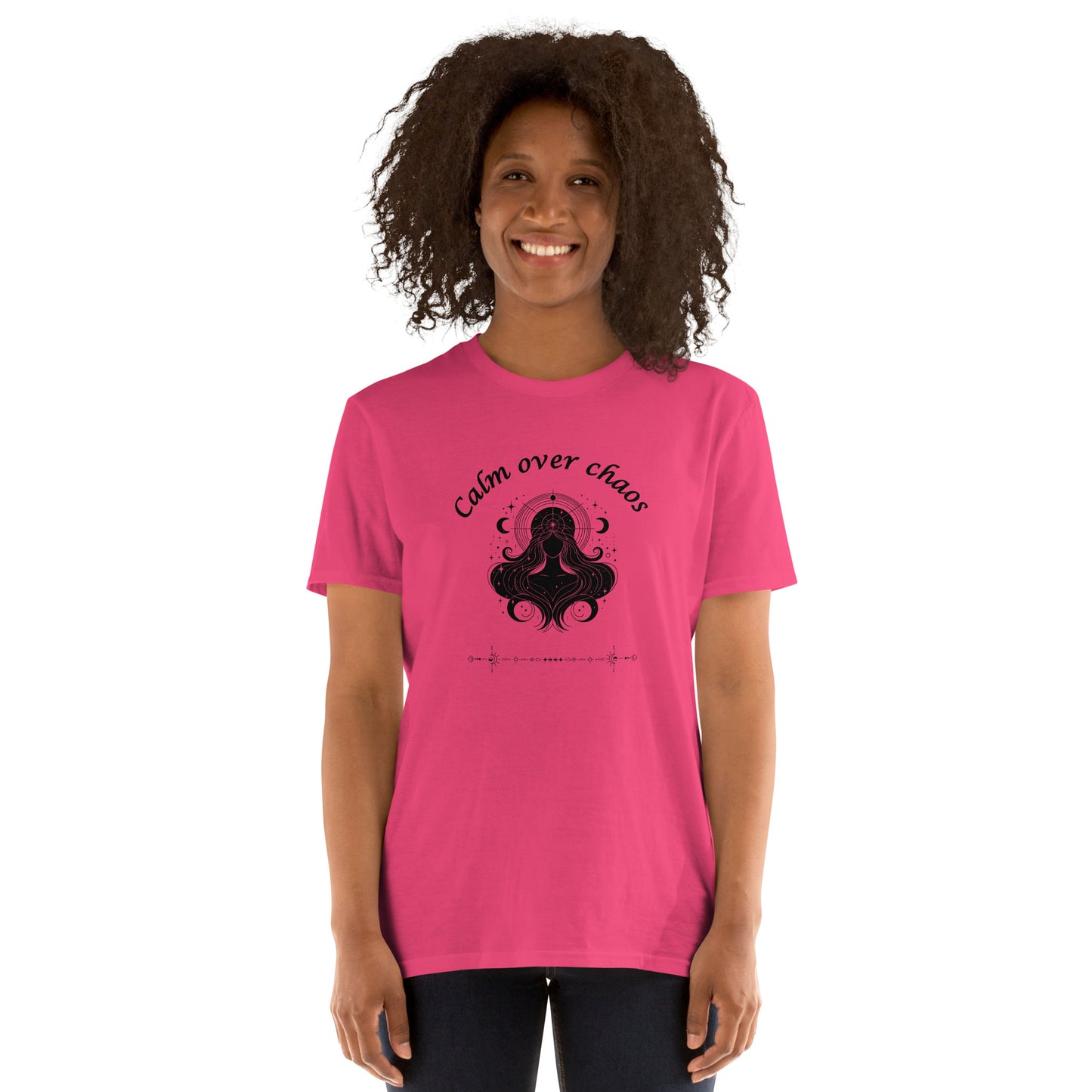 Calm Over Chaos Astrological Metaphysical Zodiac Tee by EraofInk