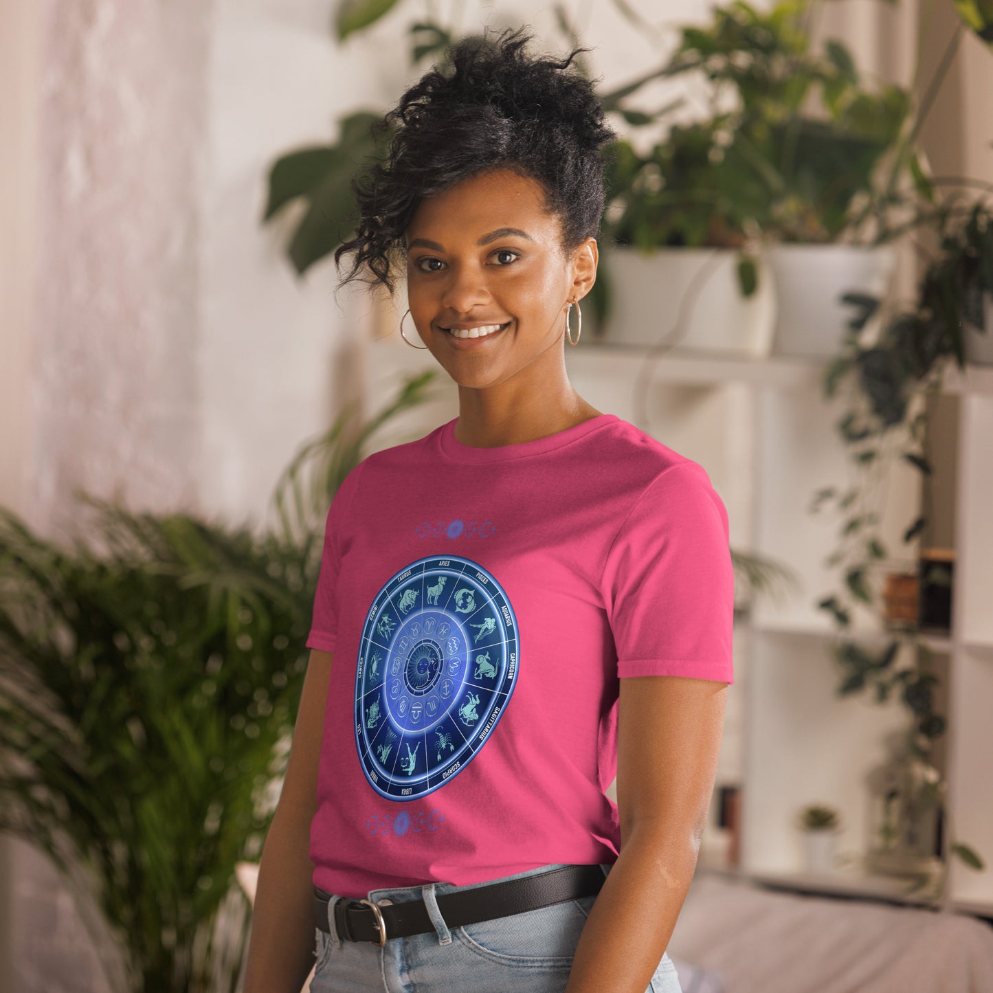Astrological Chart Zodiac Birth Chart Unisex Tee by EraofInk