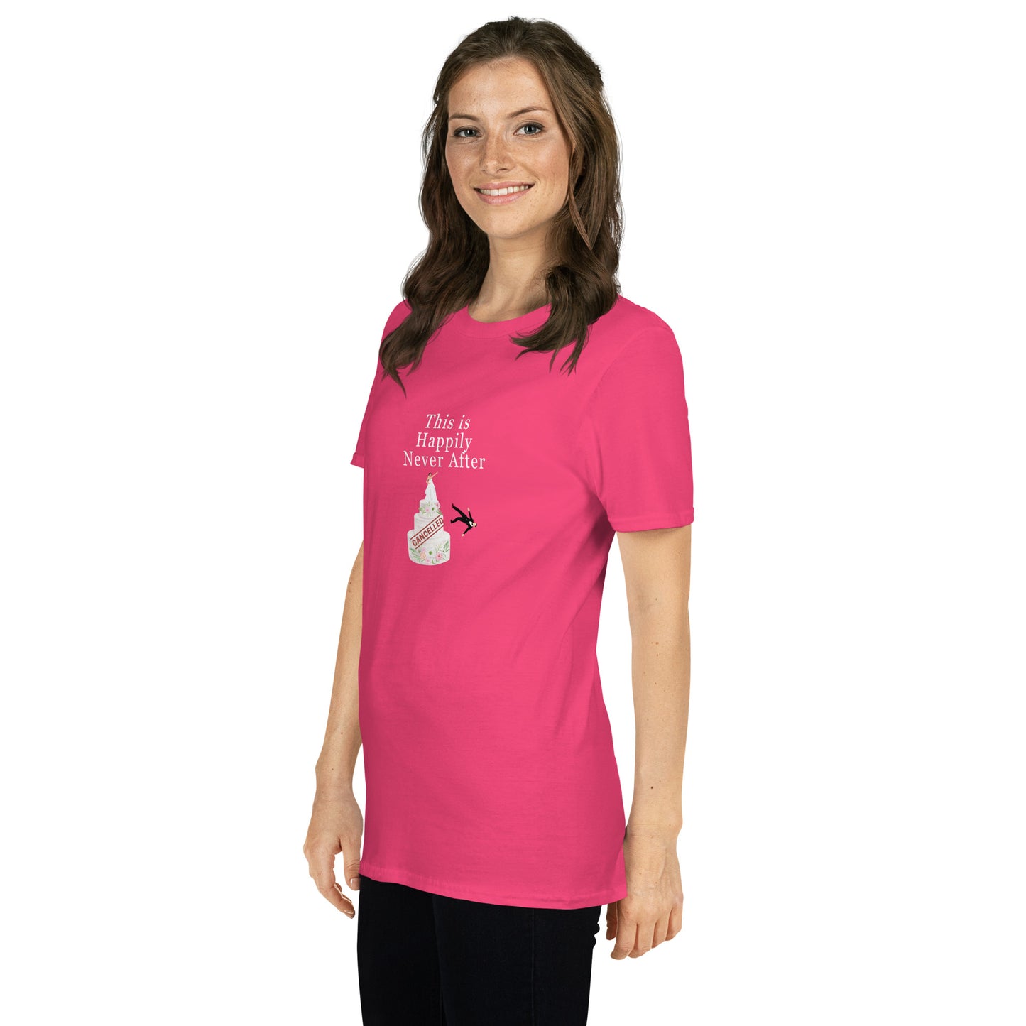 Wedding Cancelled Not Getting Married This is Happily Never After Unisex Tee. by EraofInk