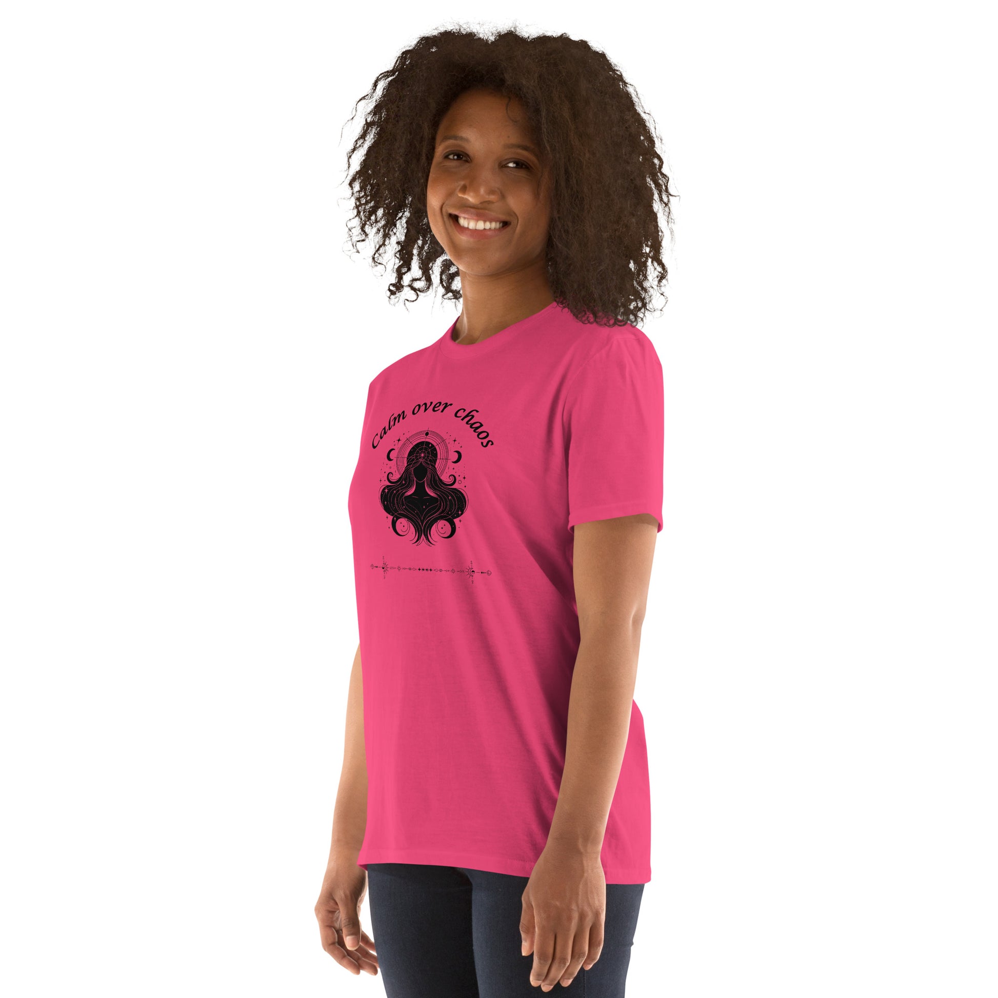 Calm Over Chaos Astrological Metaphysical Zodiac Tee by EraofInk