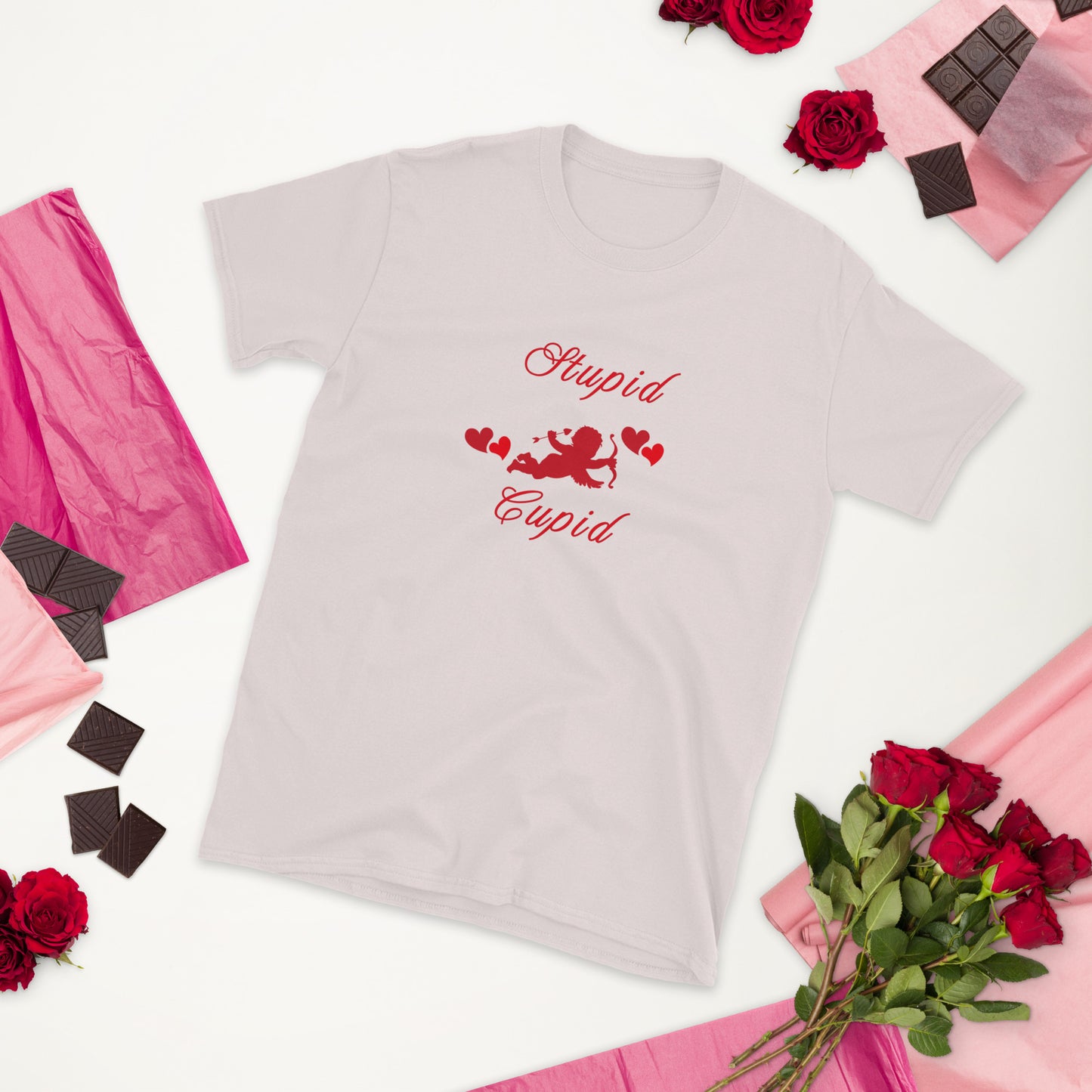 Stupid Cupid Unisex Tee by EraofInk
