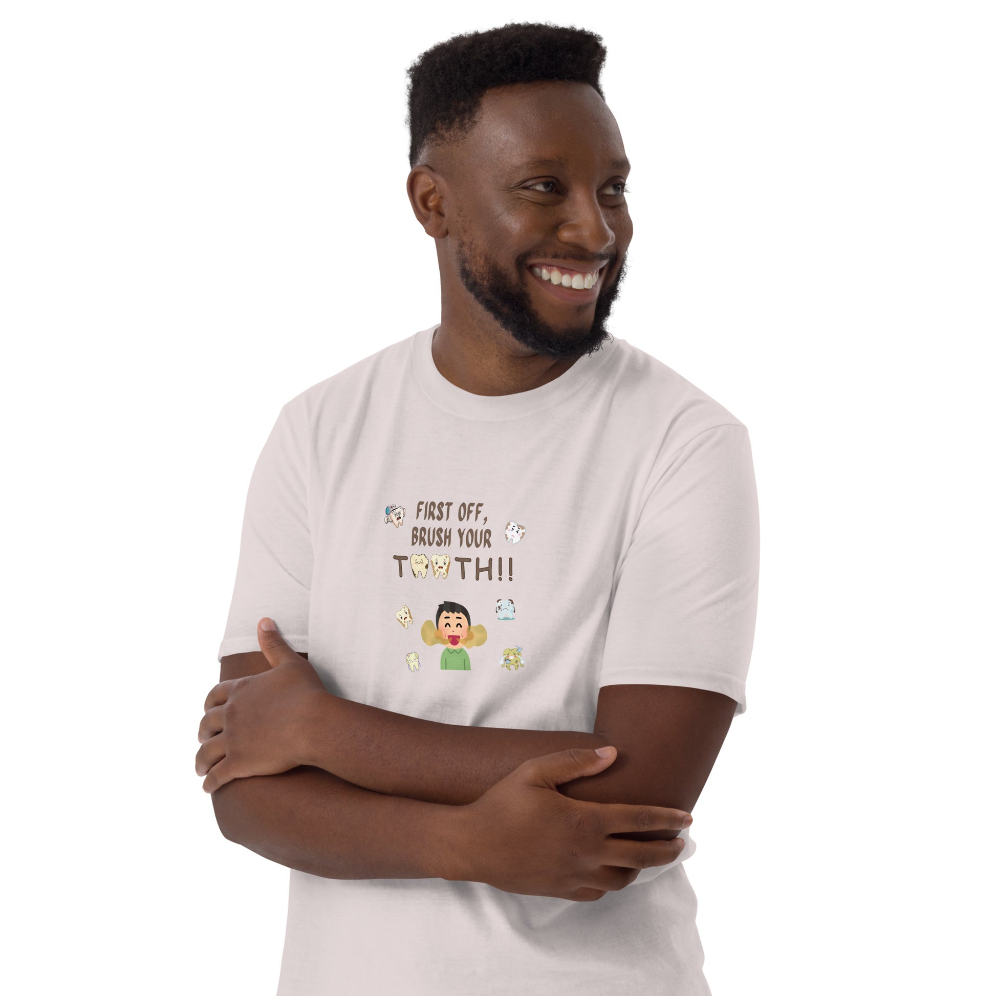 A not so subtle way to tell a guy his mouth smells Unisex Tee by EraofInk
