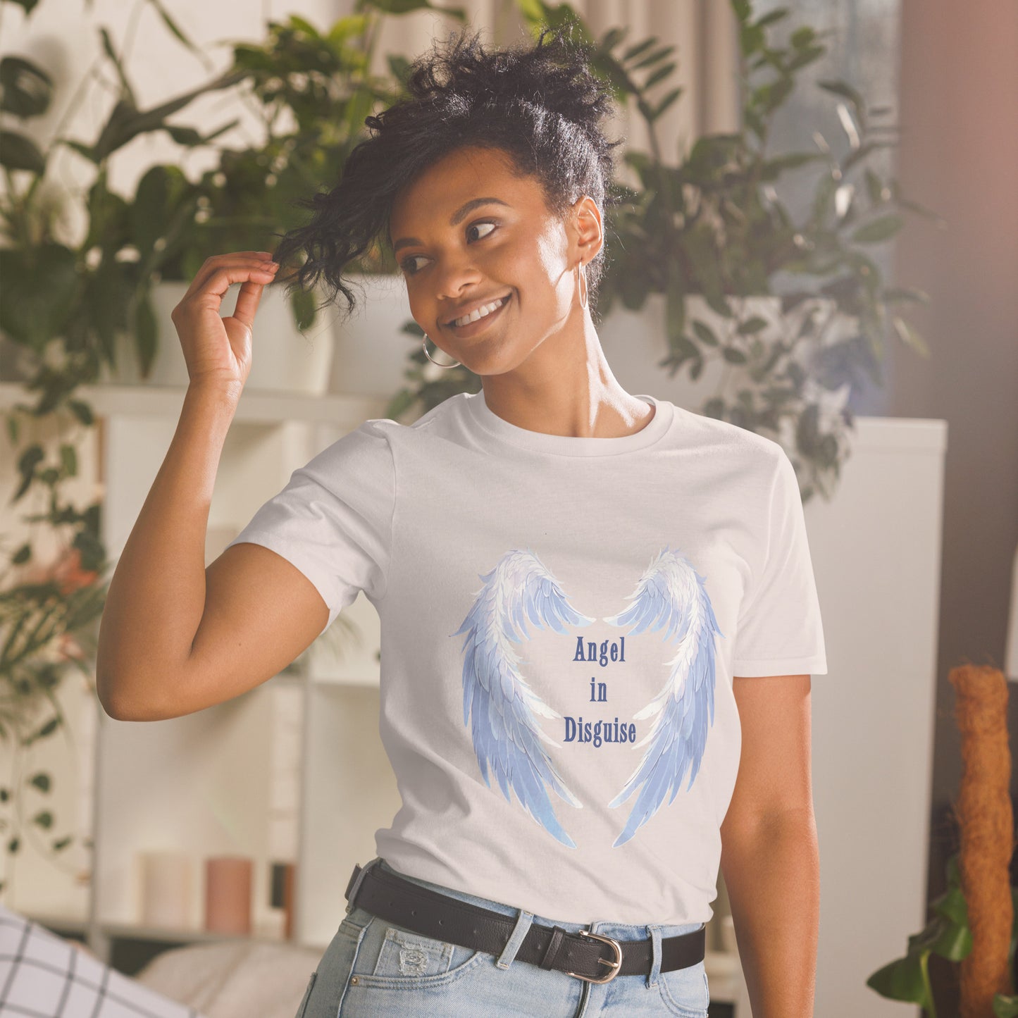 Angel in Disguise Unisex Tee by EraofInk