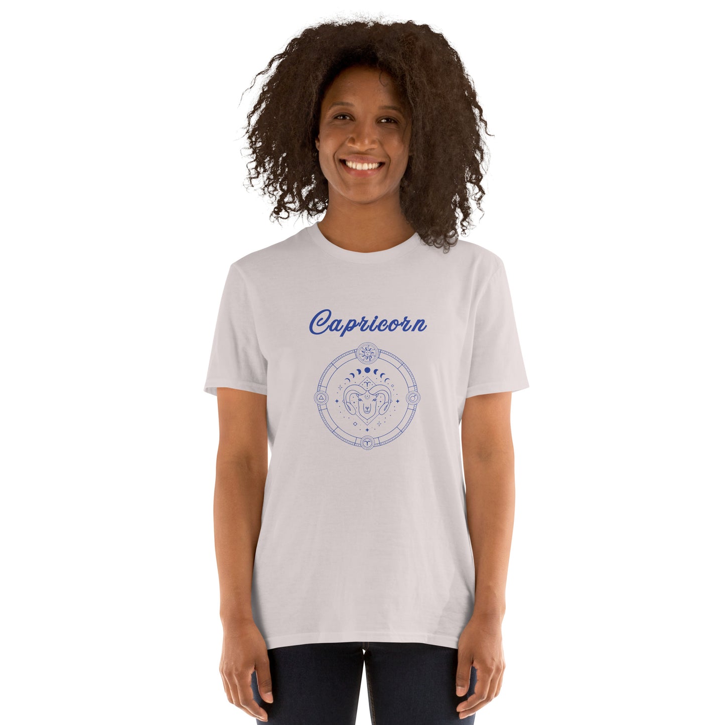 Capricorn Astrological Zodiac Unisex Tee by EraofInk