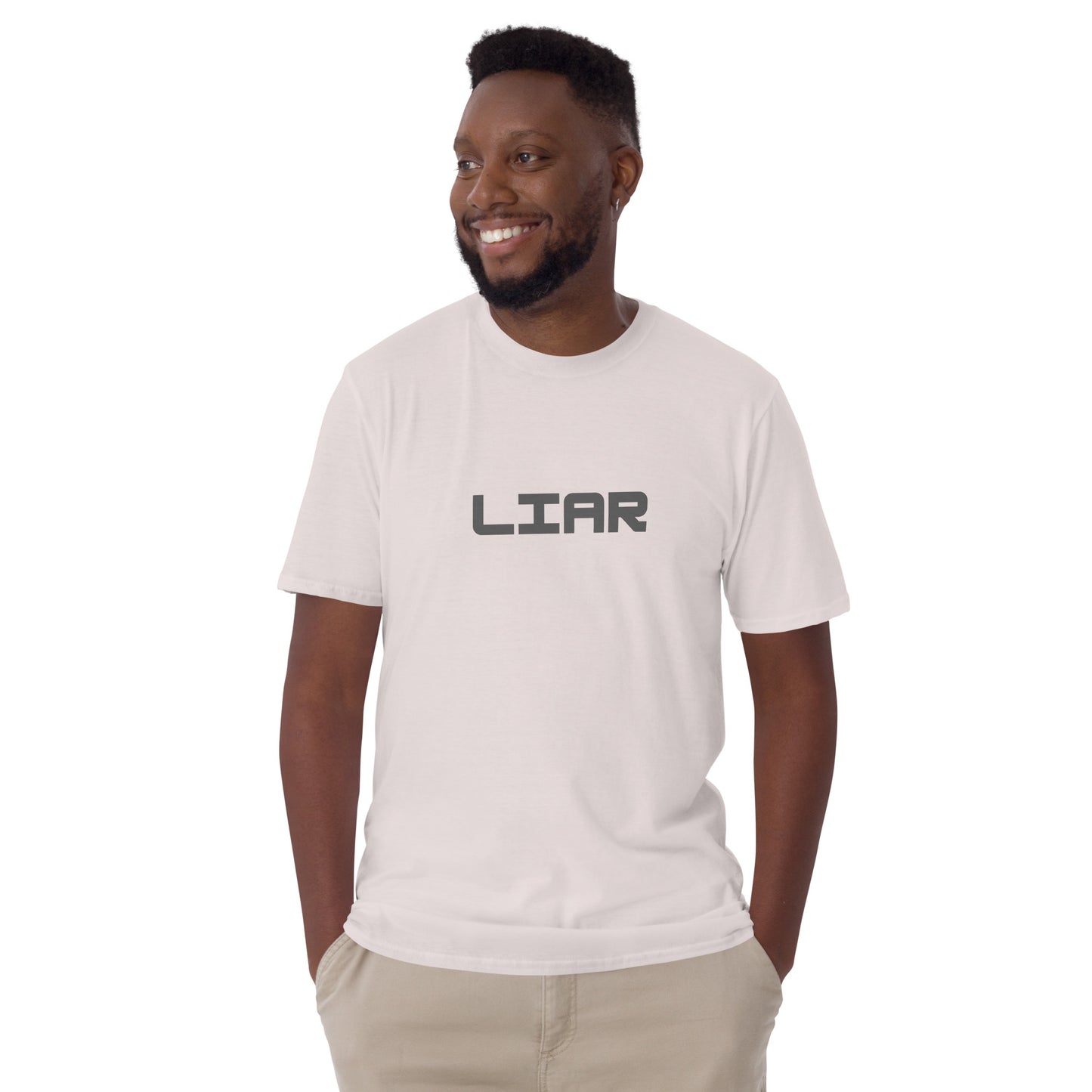 For the Guy Who Just Can't Tell the Truth to Save His Life - Liar Unisex Tee by EraofInk