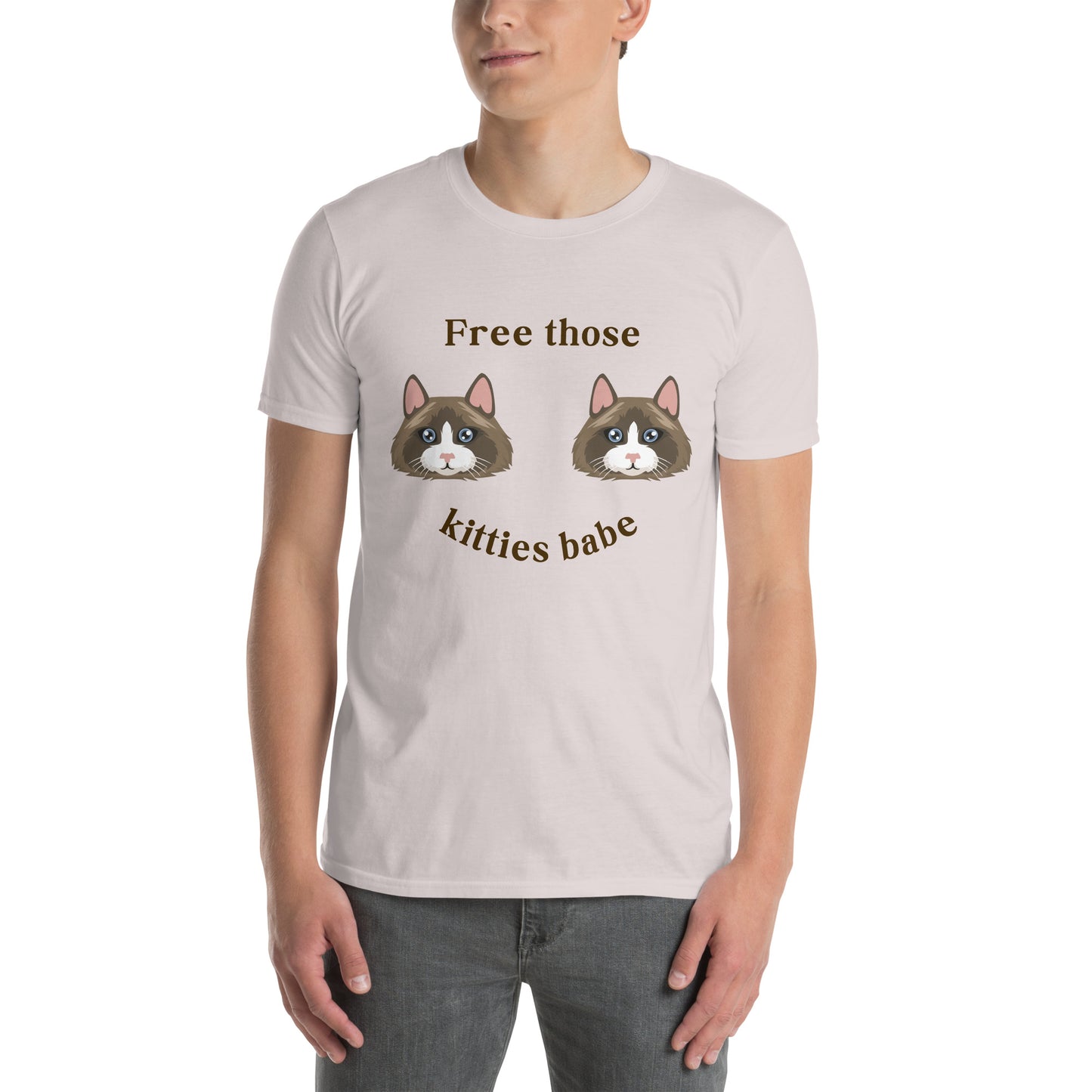 Free Those Kitties Babe Unisex Tee by EraofInk