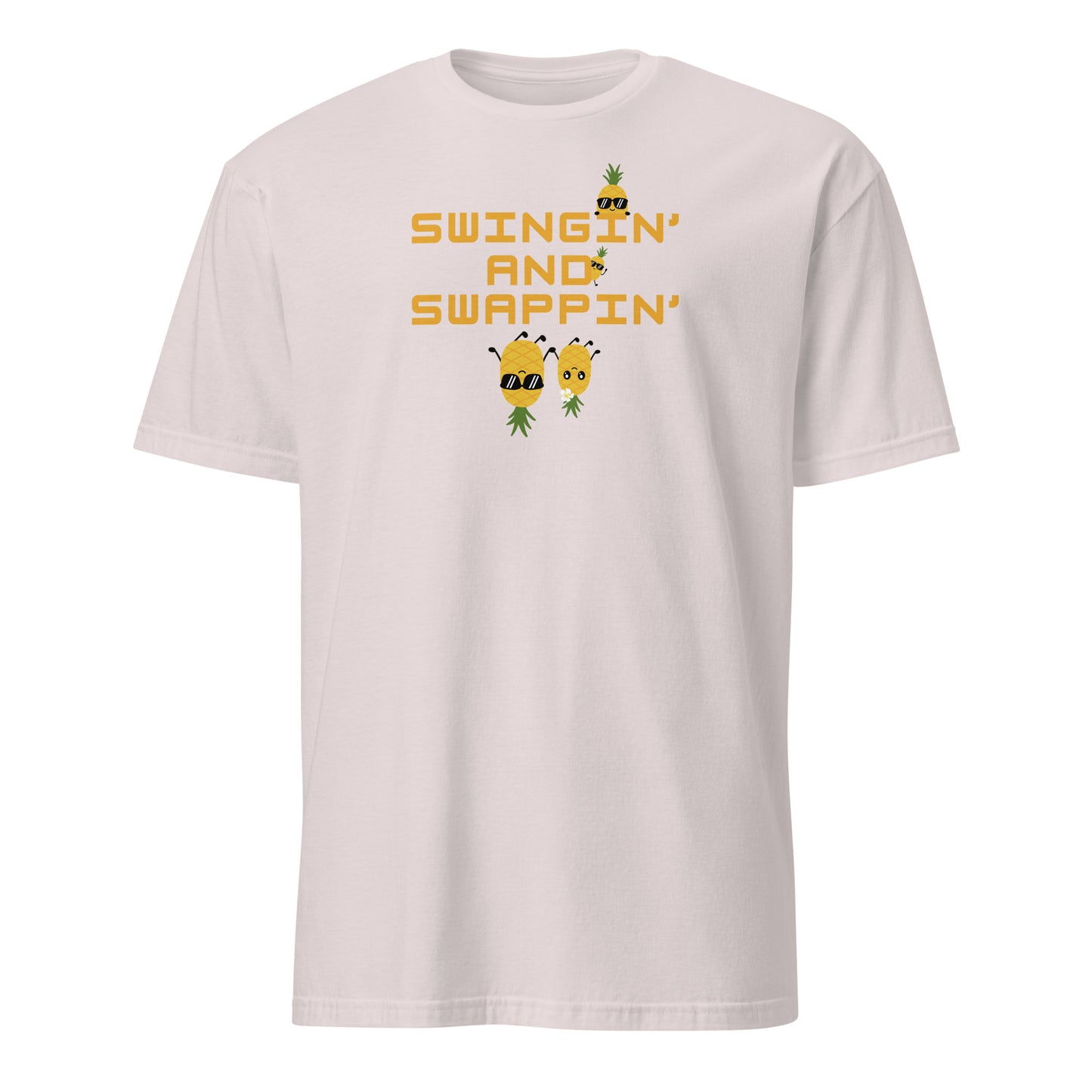 Swinger Lifestyle Tee Swingin' and Swapping Unisex Tee by EraofInk