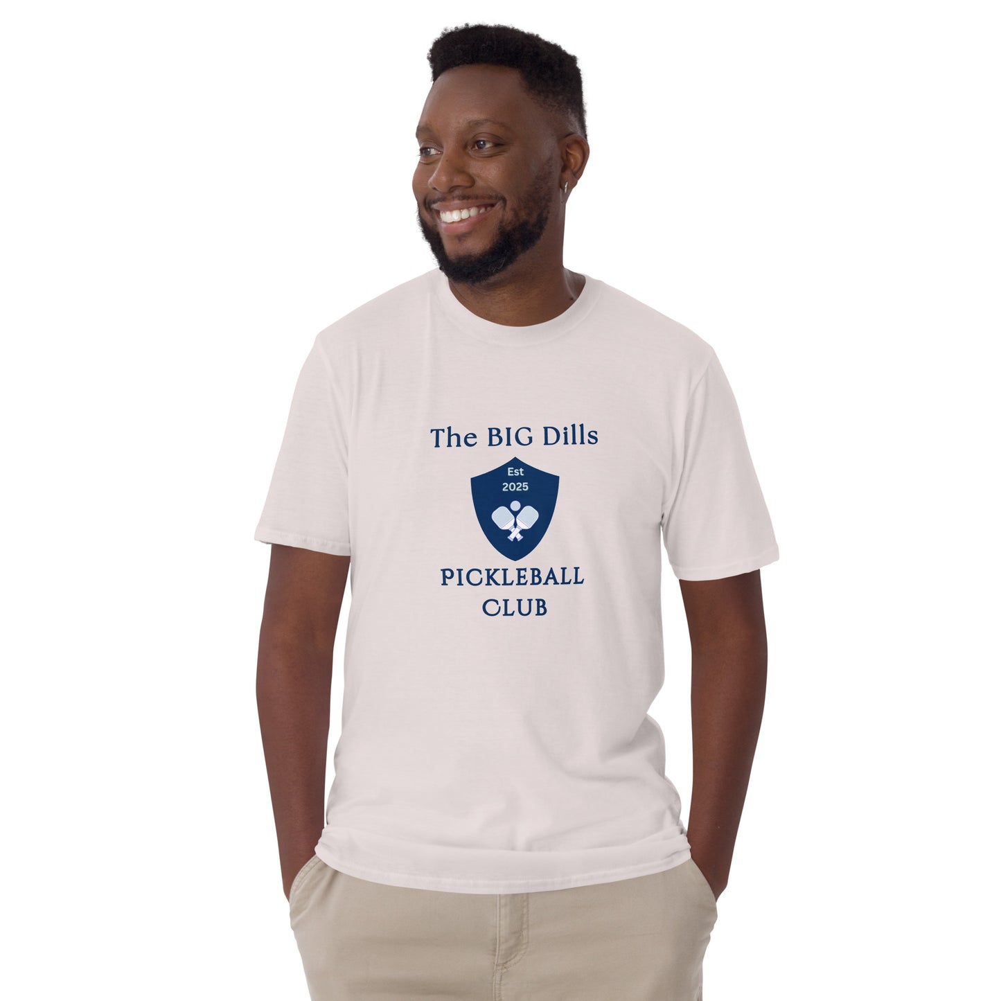 The Big Dills Pickleball Club Est 2025 Blue Design Unisex Tee by EraofInk