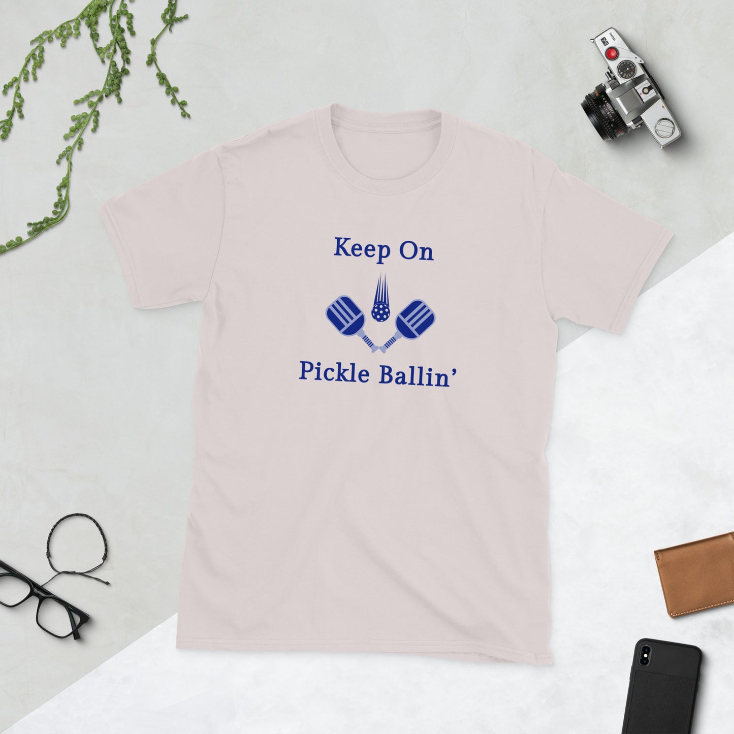 Keep On Pickle Ballin' Unisex Tee by EraofInk