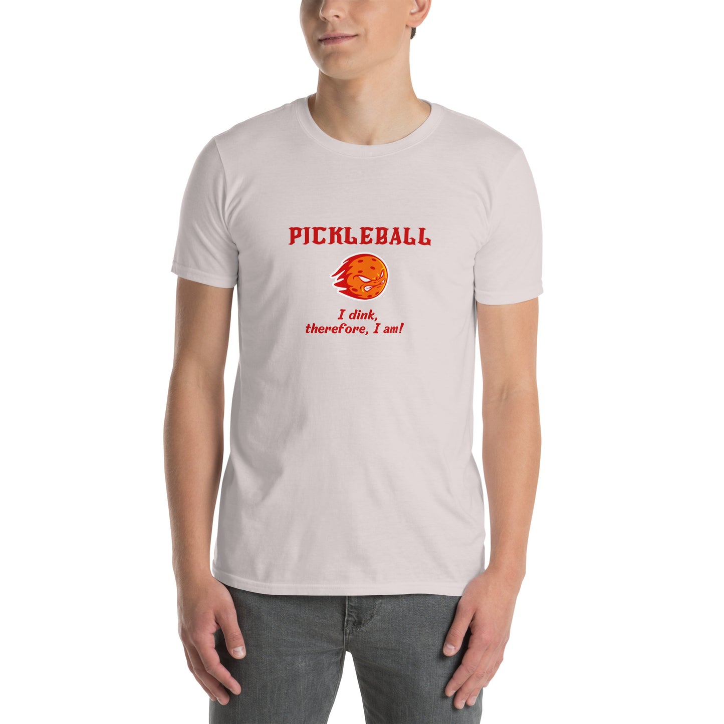 Pickleball I Dink, Therefore, I Am Unisex Tee by EraofInk