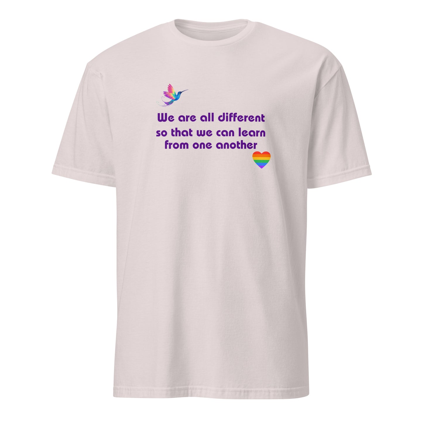 We Are All Different So We Can Learn From One Another Unisex Tee by EraofInk