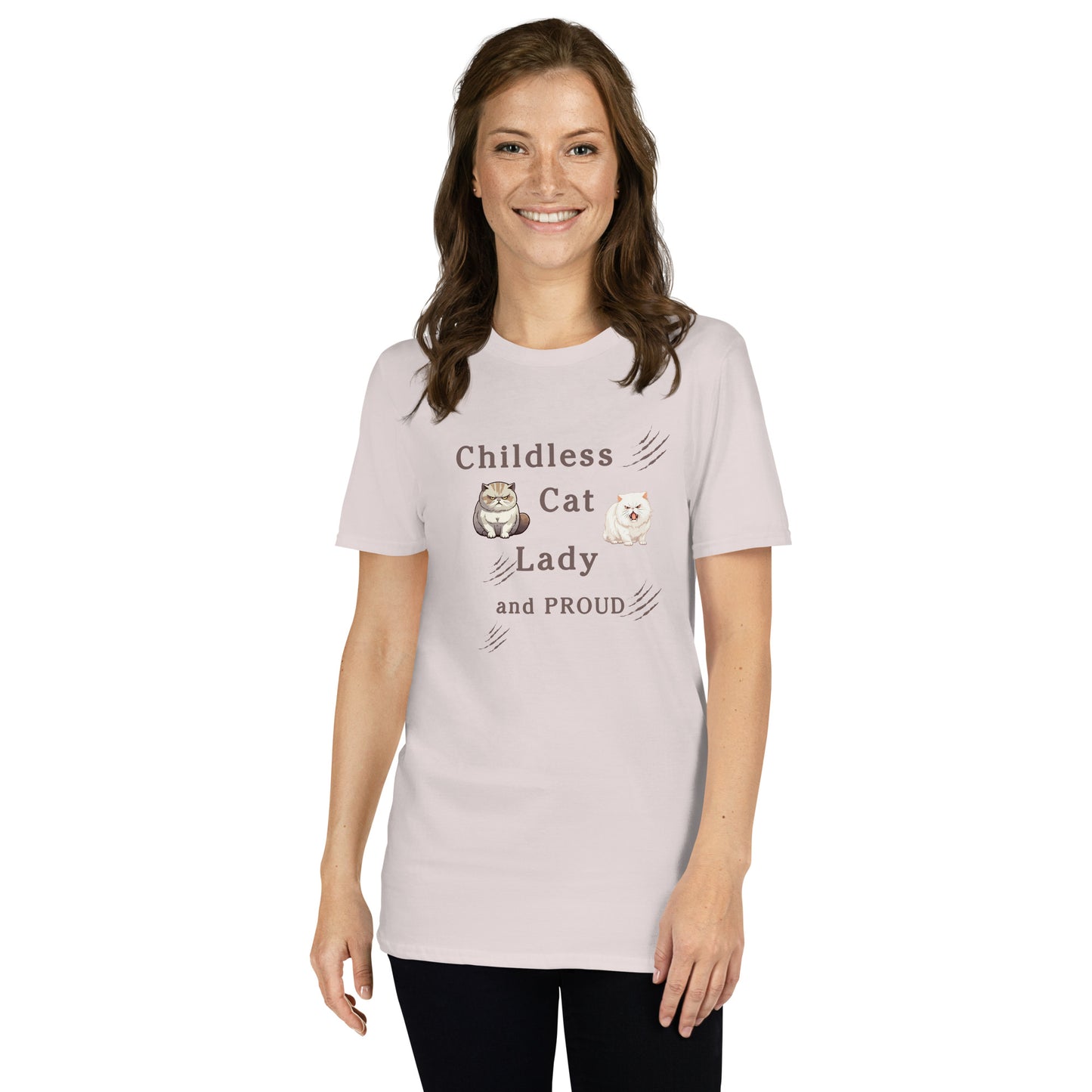 Childless Cat Lady & Proud Unisex Tee by EraofInk