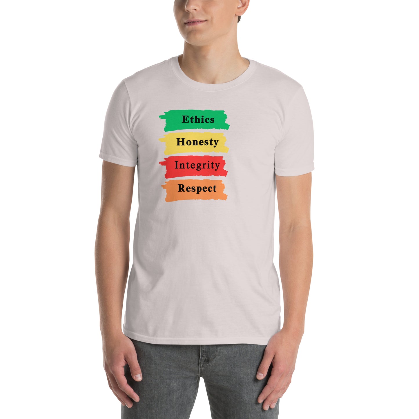 Core Values Ethics Honesty Integrity Respect Unisex Tee by EraofInk