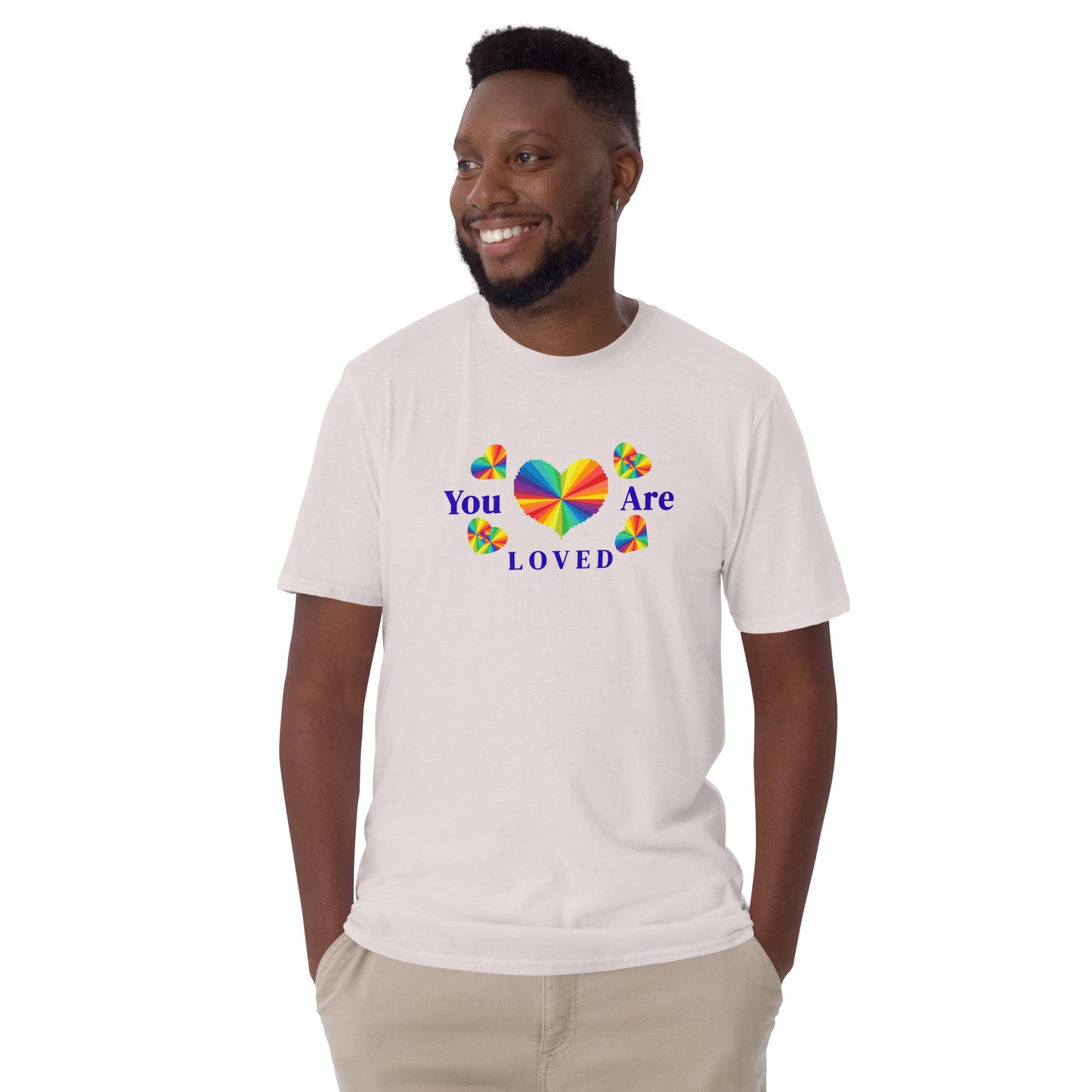 LGBTQ+ Tee LGBTQIA Tee Equality Tee You Are Loved Unisex Tee by EraofInk