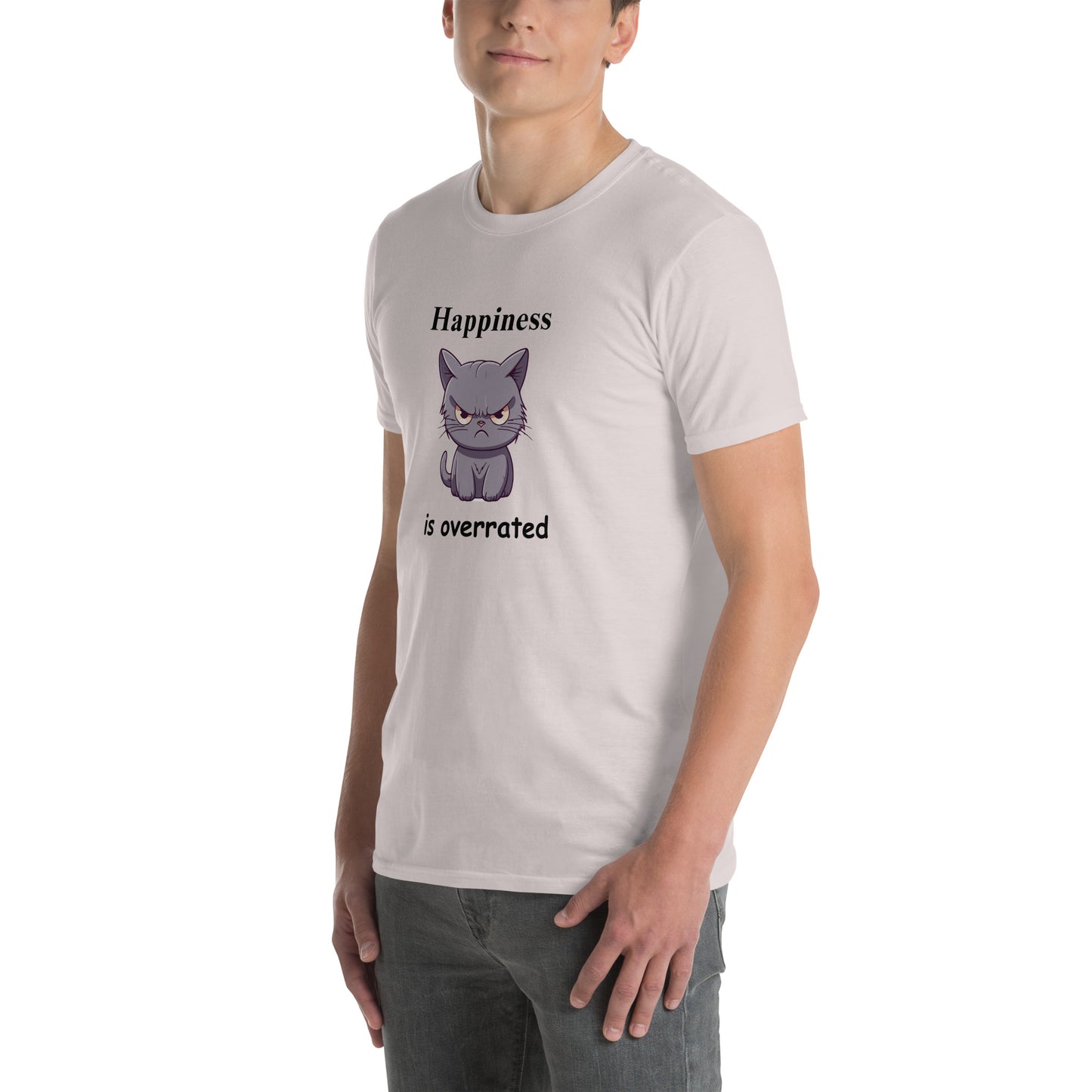Happiness is Overrated Unisex Tee by EraofInk