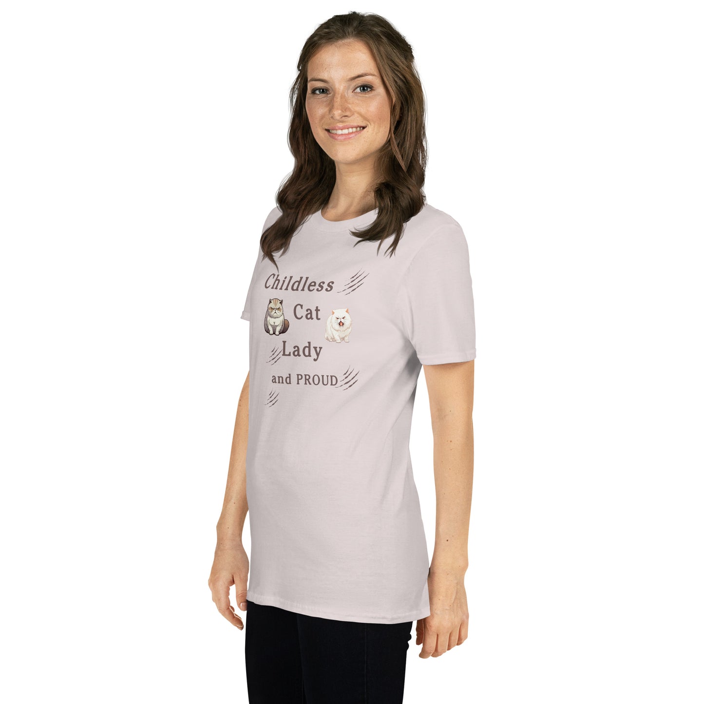 Childless Cat Lady & Proud Unisex Tee by EraofInk