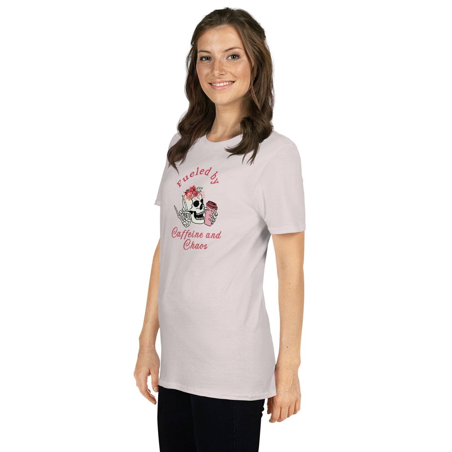 Fueled by Caffeine & Chaos Unisex Tee by EraofInk
