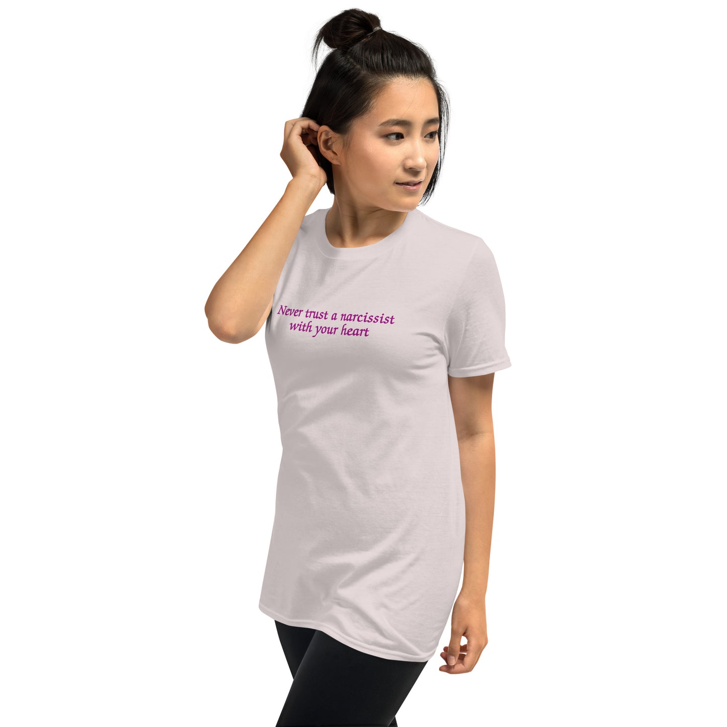 Never Trust a Narcissist with Your Heart Unisex Tee by EraofInk