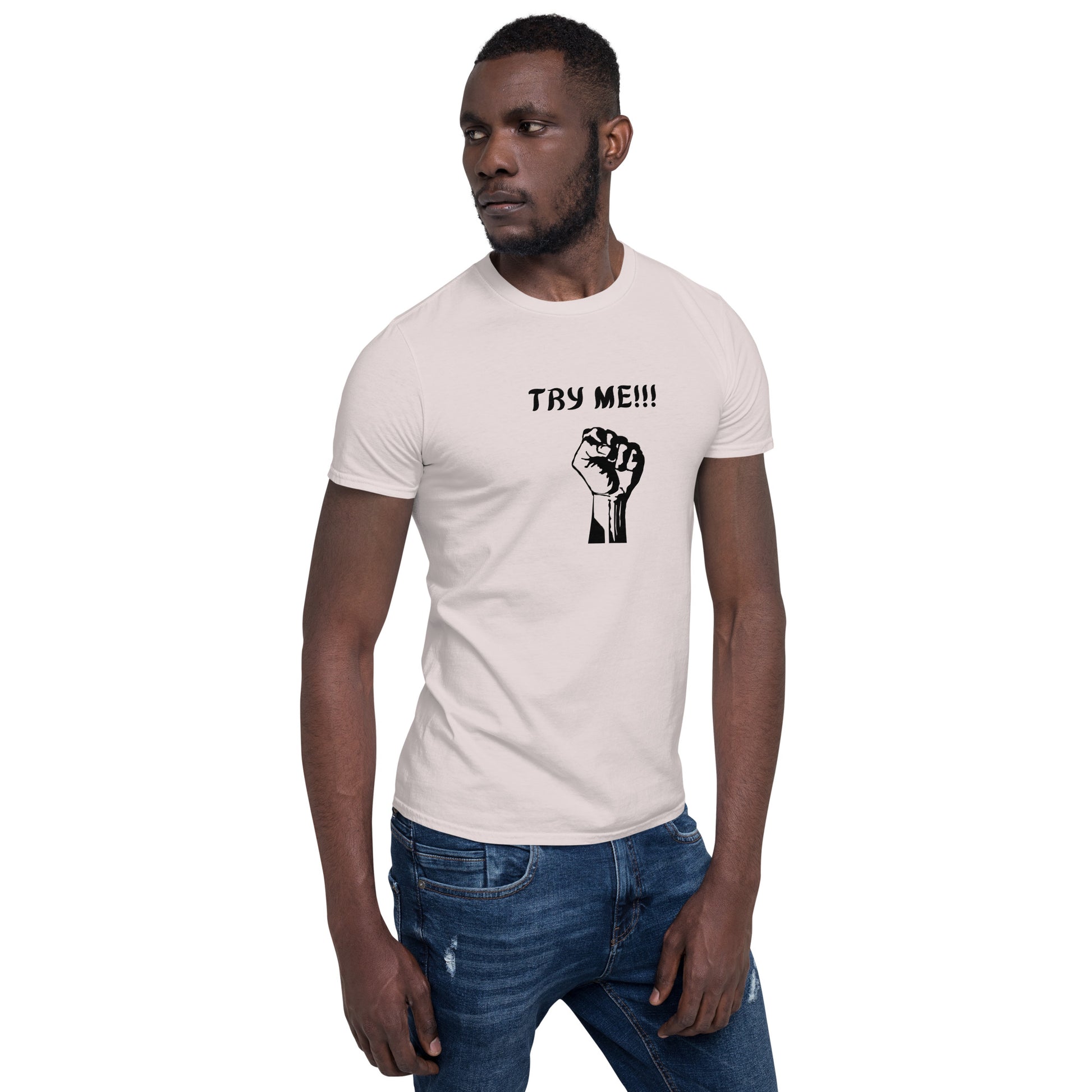 Try Me!! Unisex Tee by EraofInk