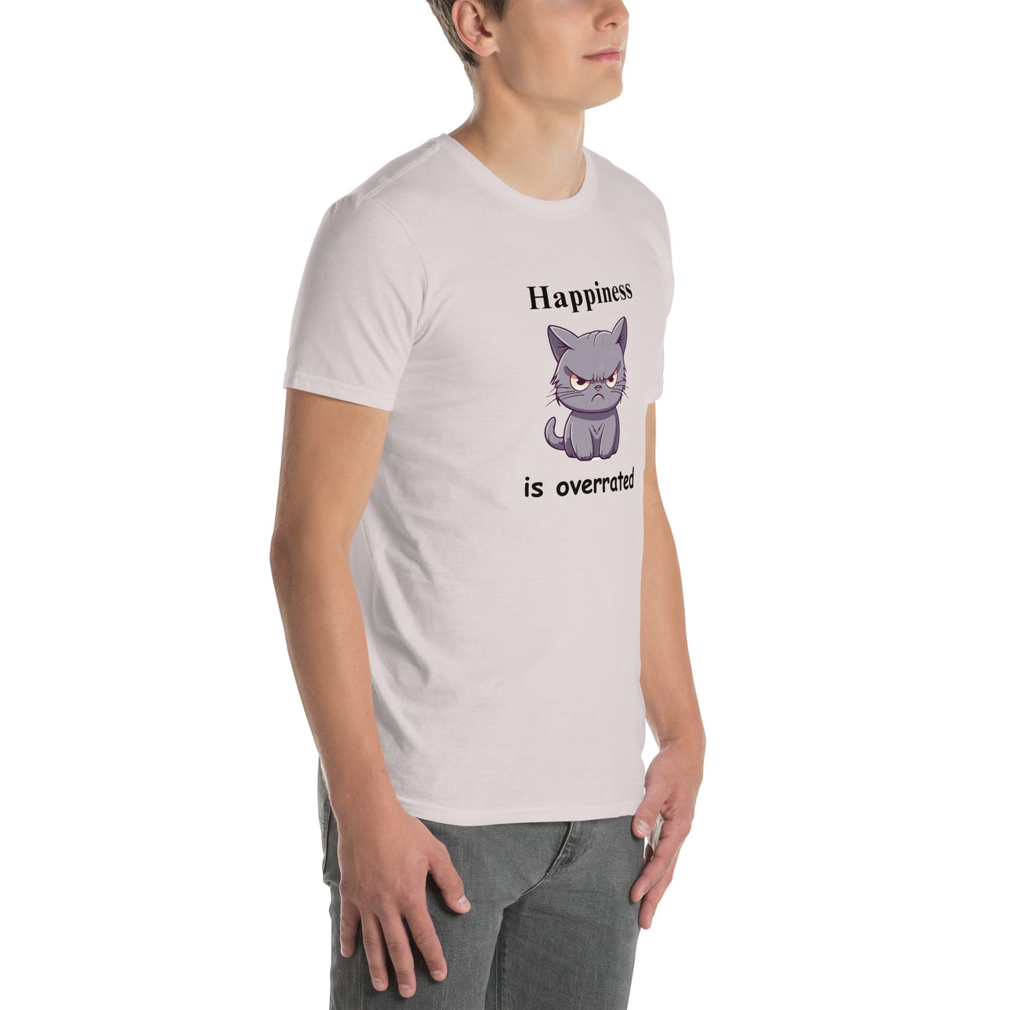 Happiness is Overrated Unisex Tee by EraofInk
