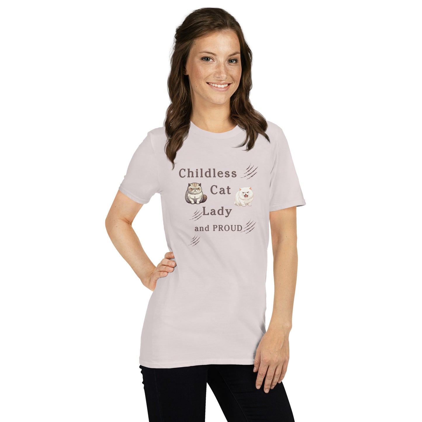 Childless Cat Lady & Proud Unisex Tee by EraofInk