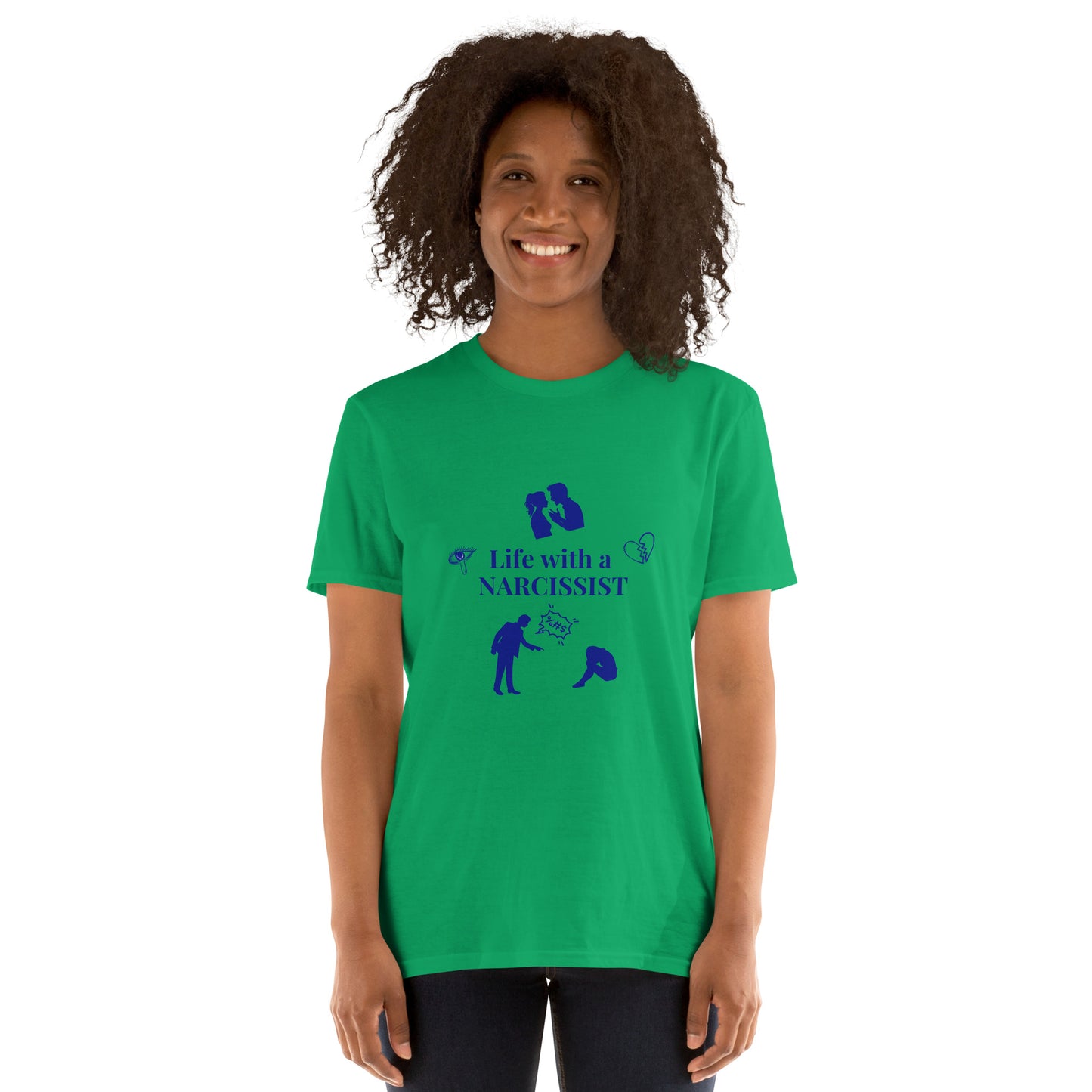 Depiction of Life with a Narcissist Unisex Tee by EraofInk
