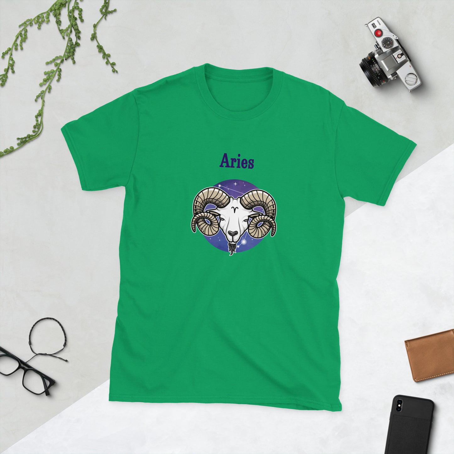 Aries Astrological Horoscope Zodiac The Ram Unisex Tee by EraofInk