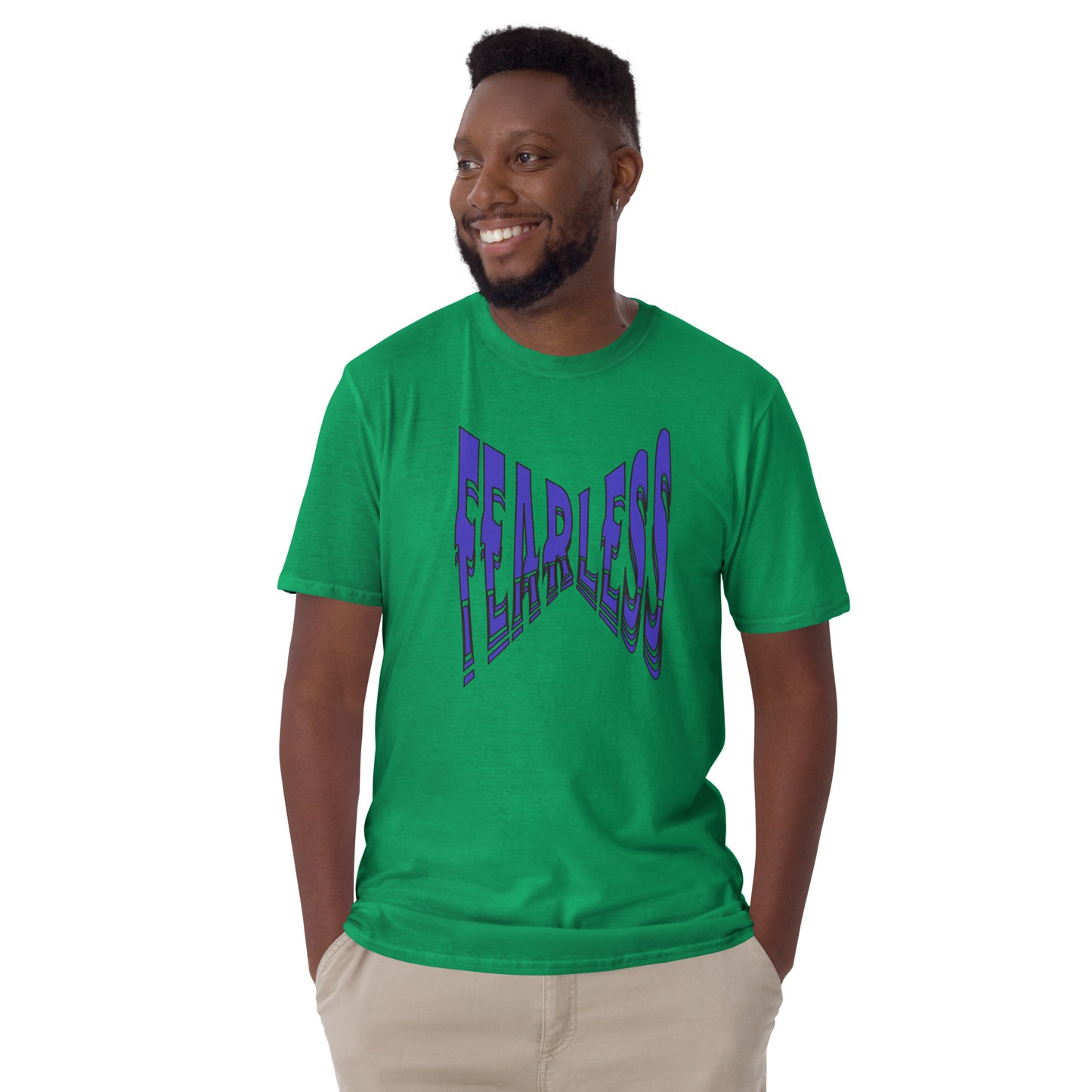Fearless Warped Font Unisex Tee by EraofInk