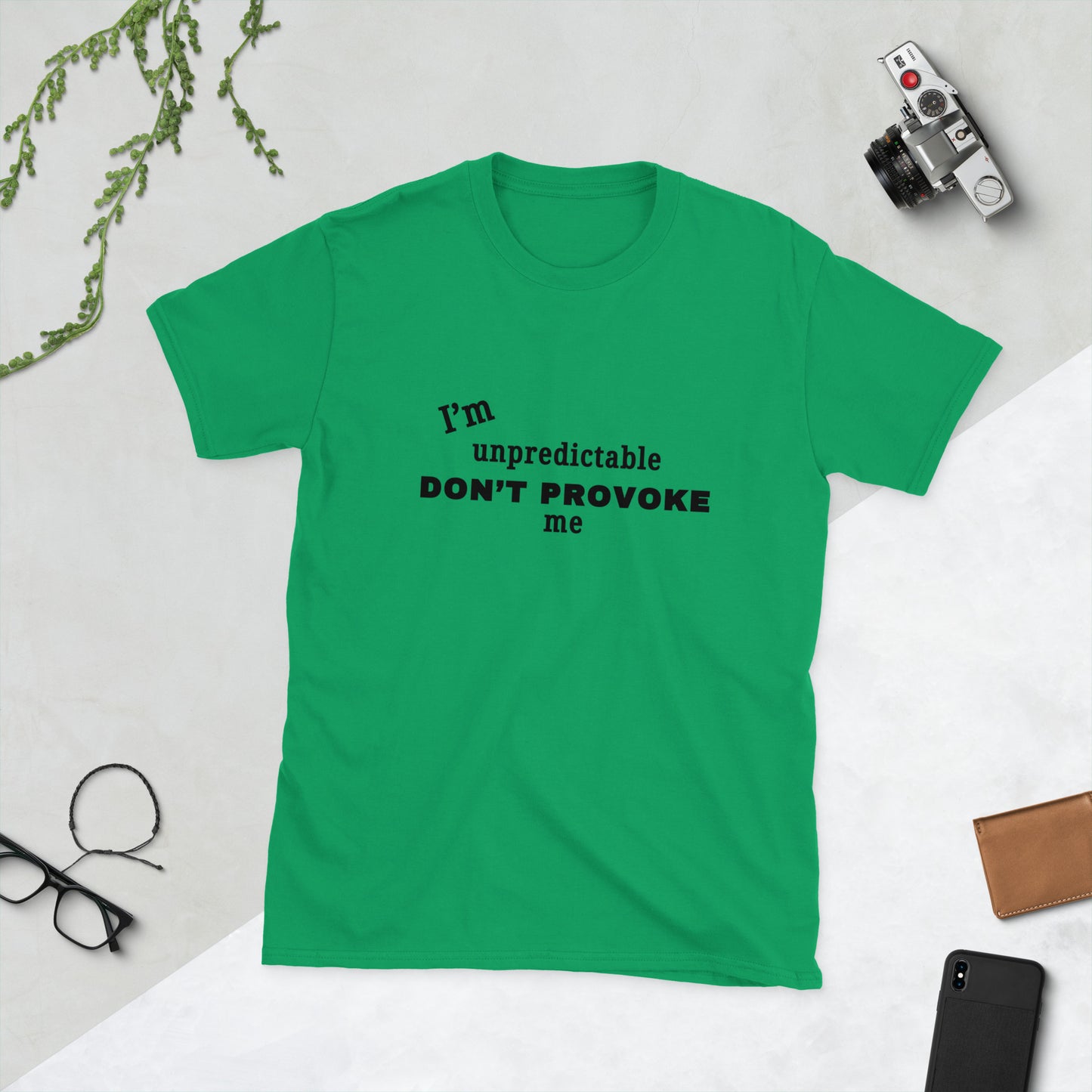 I'm Unpredictable Don't Provoke Me Unisex Tee by EraofInk