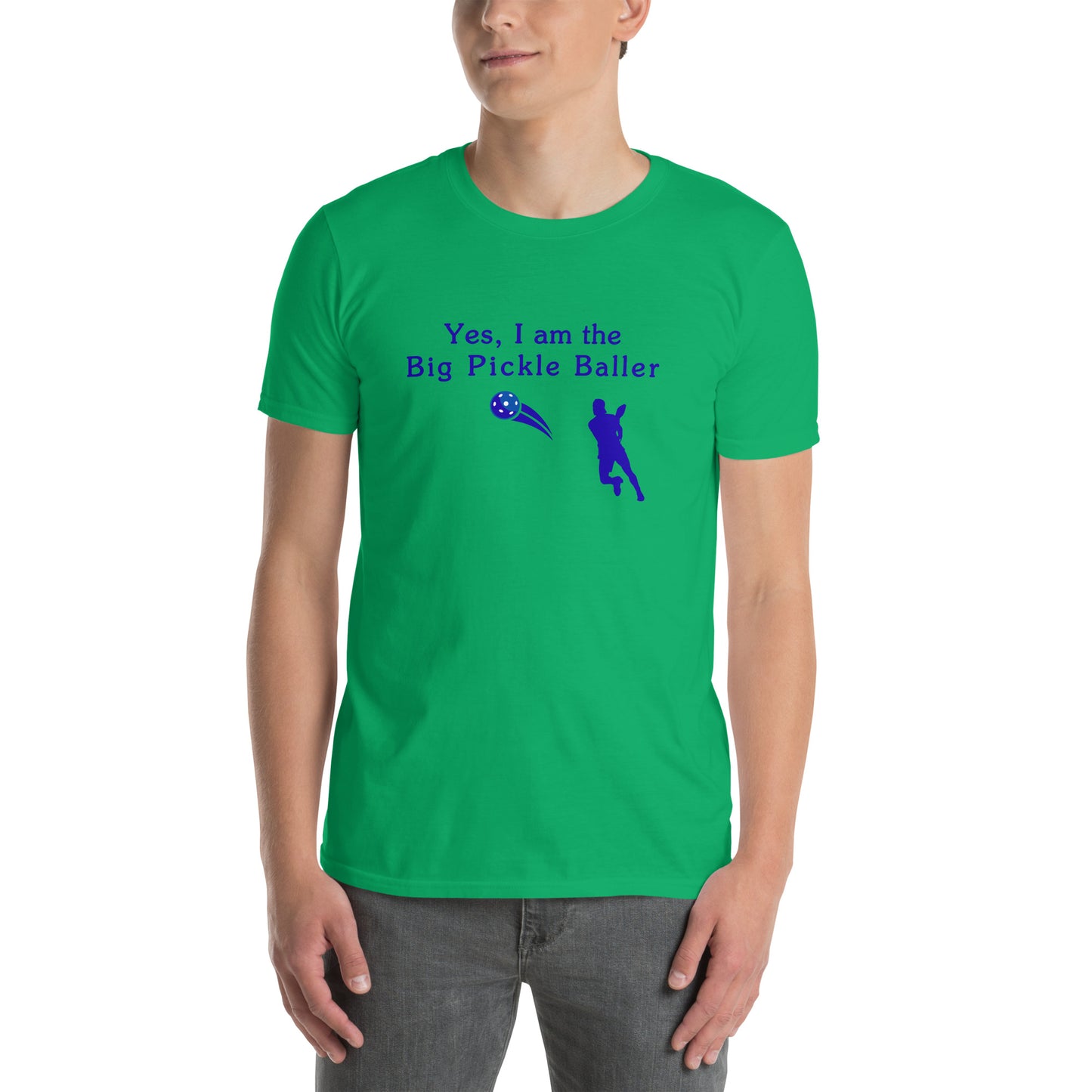 Yes, I am the Big Pickleballer Unisex Tee by EraofInk