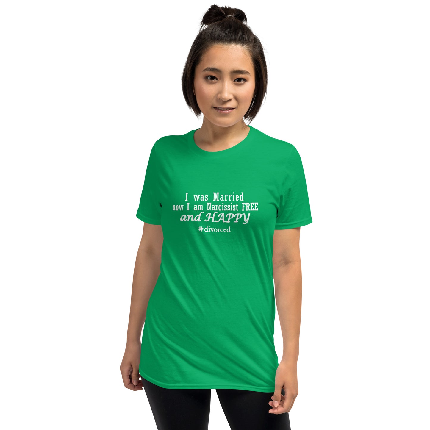 I Was Married Now I Am Narcissist Free & Happy #divorce Unisex Tee by EraofInk