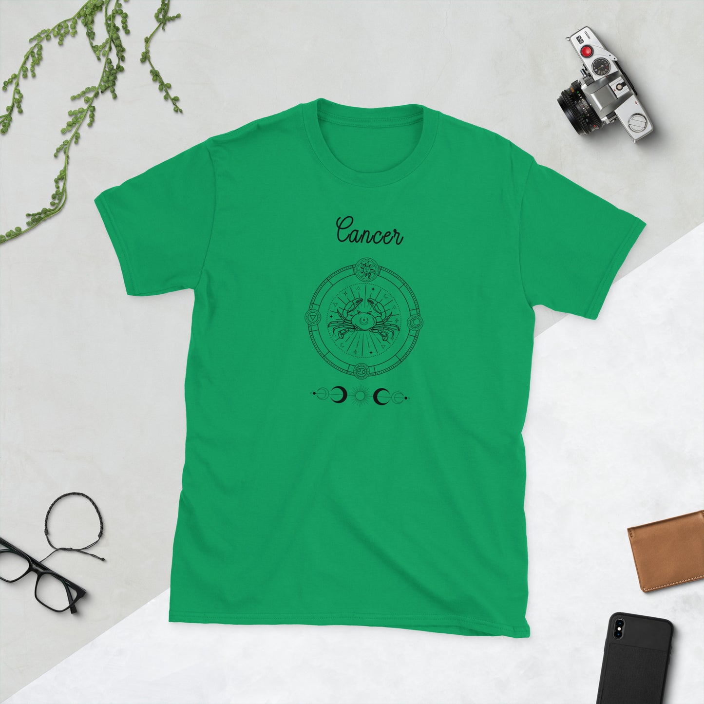 Cancer Astrological Zodiac Sign Unisex Tee by EraofInk