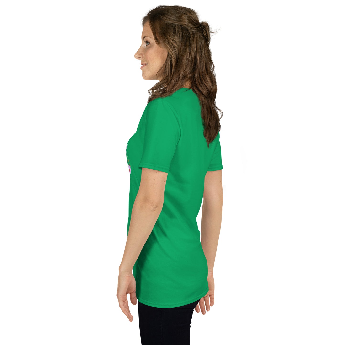 Grateful Floral Design Unisex Tee by Eraofink