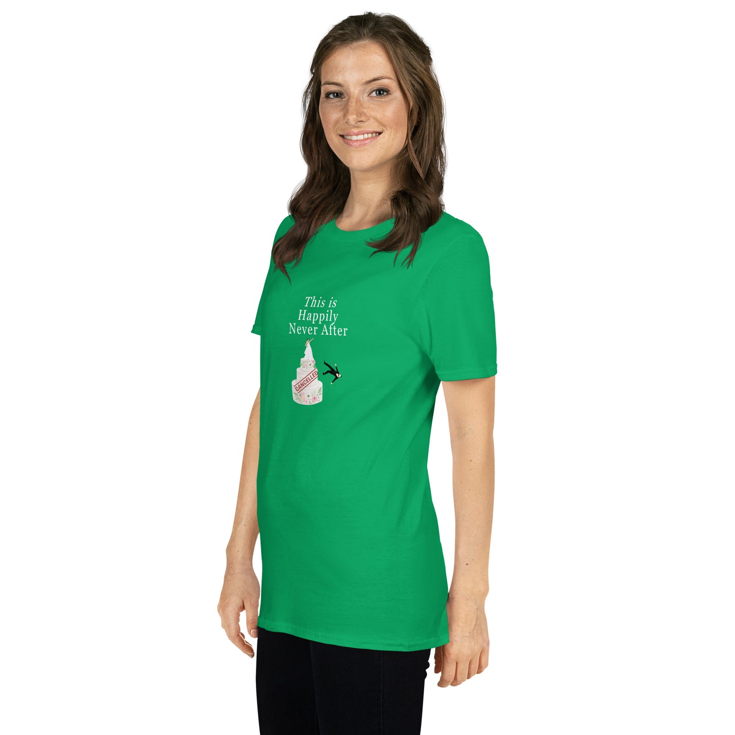 Wedding Cancelled Not Getting Married This is Happily Never After Unisex Tee. by EraofInk