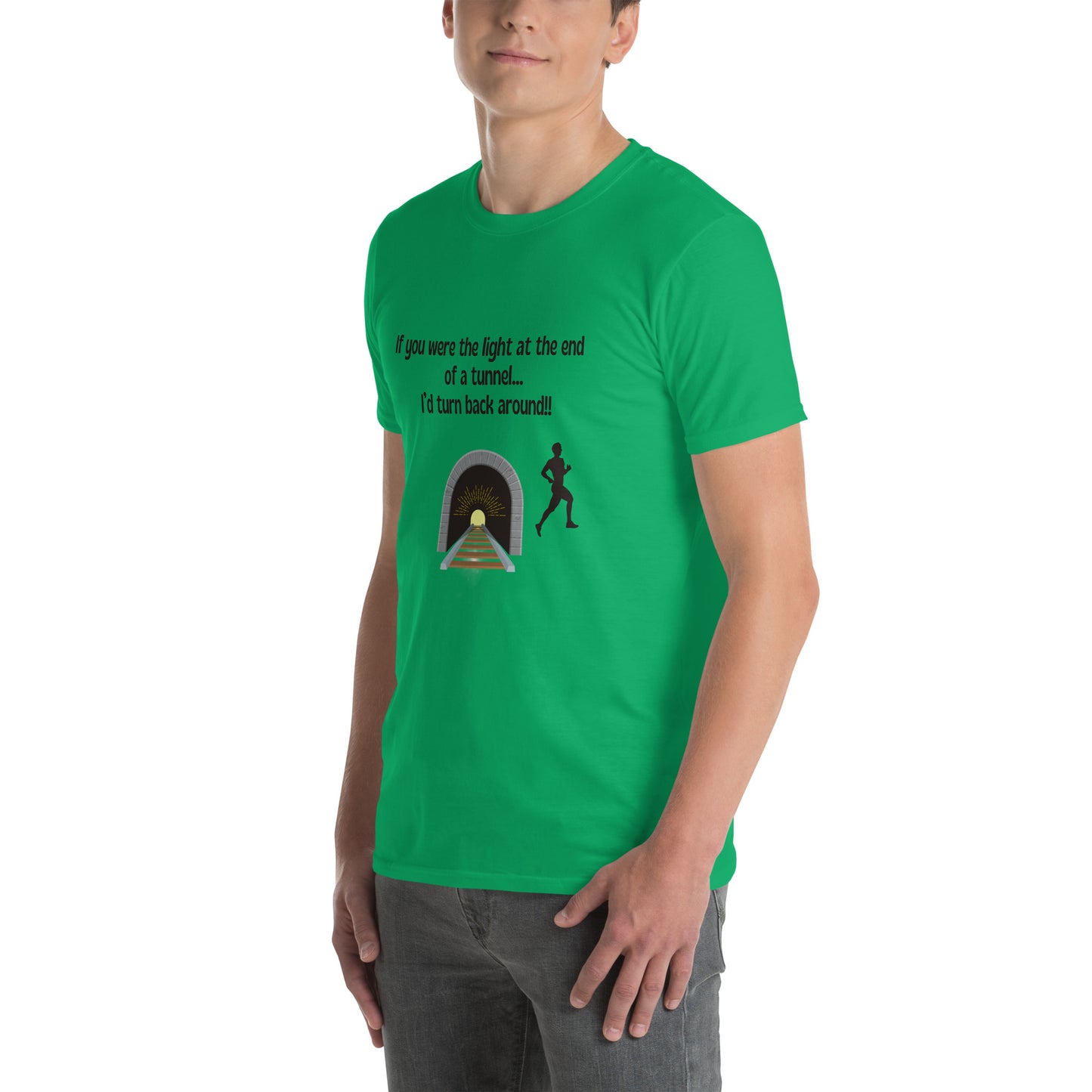 Funny Insult Unisex Tee If You Were the Light at the End of a Tunnel ..by EraofInk