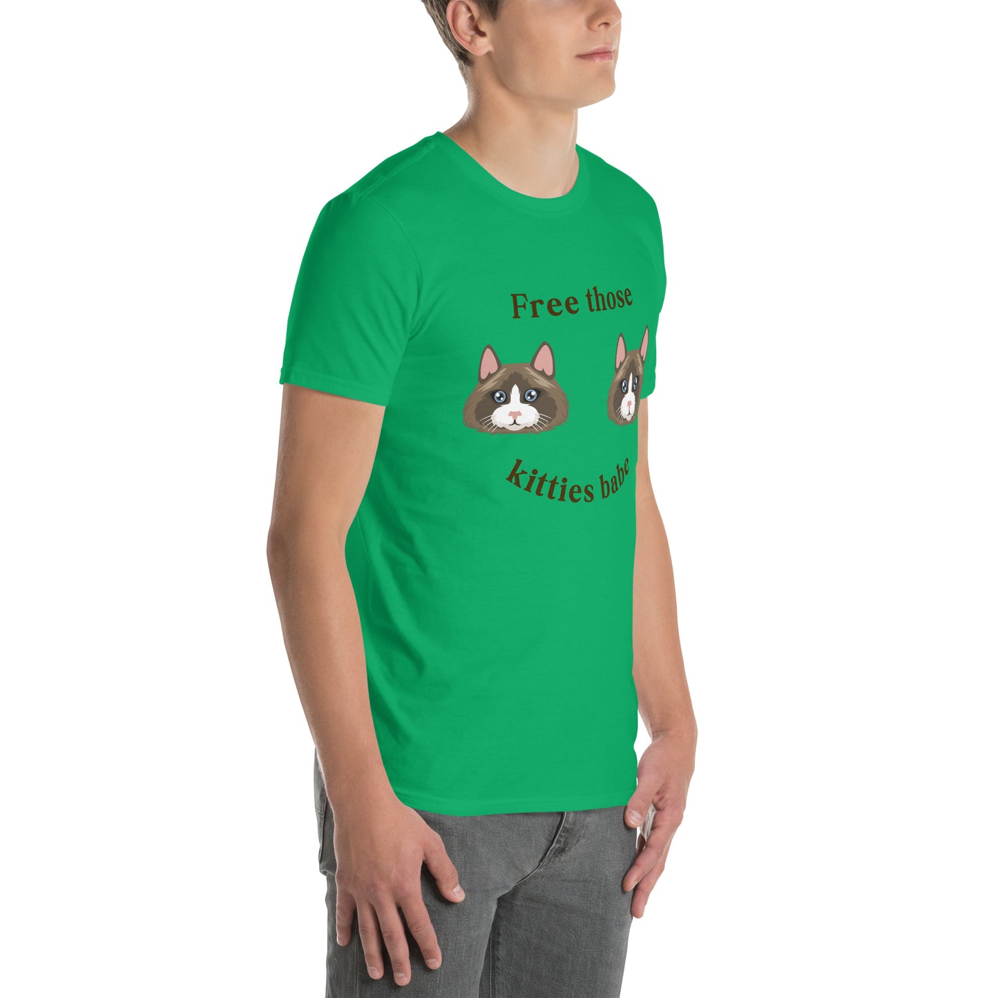 Free Those Kitties Babe Unisex Tee by EraofInk
