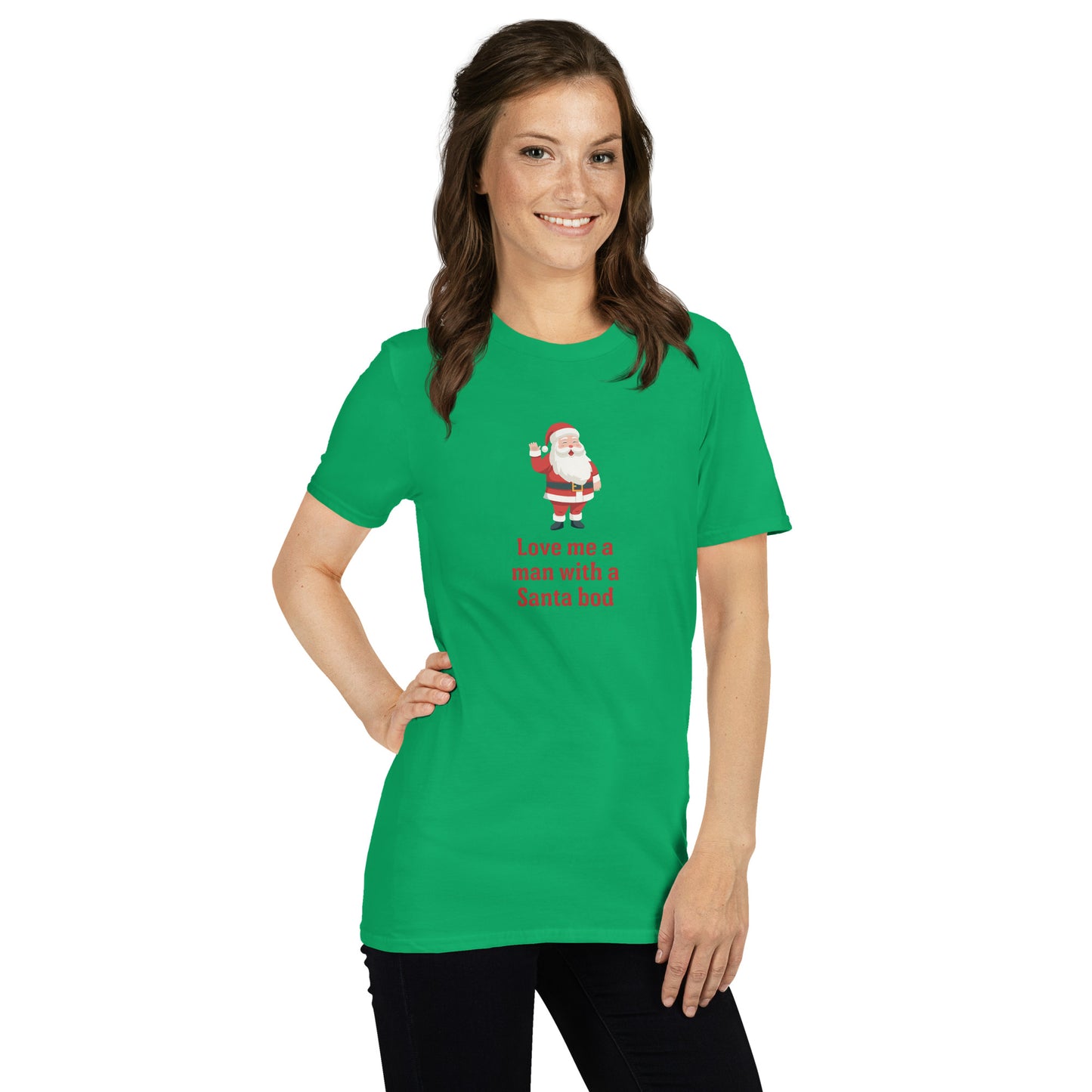Love Me a Man with a Santa Bod Unisex Tee by EraofInk