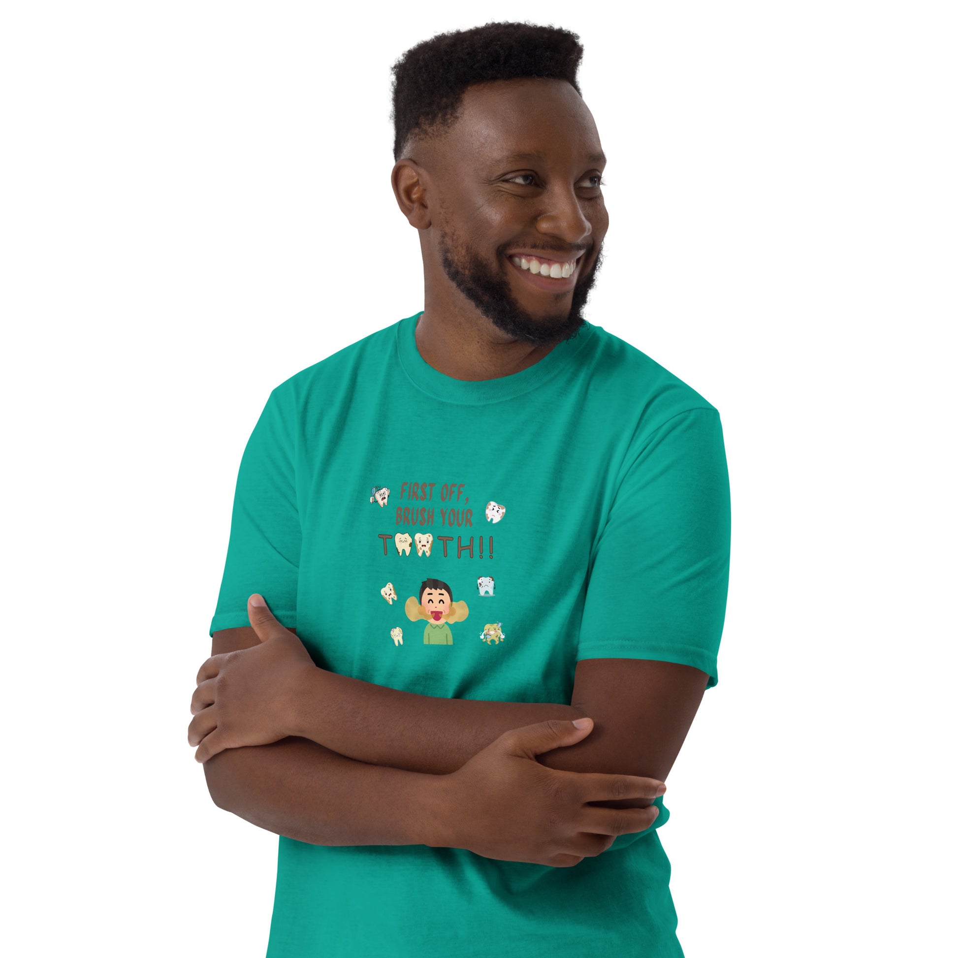 A not so subtle way to tell a guy his mouth smells Unisex Tee by EraofInk