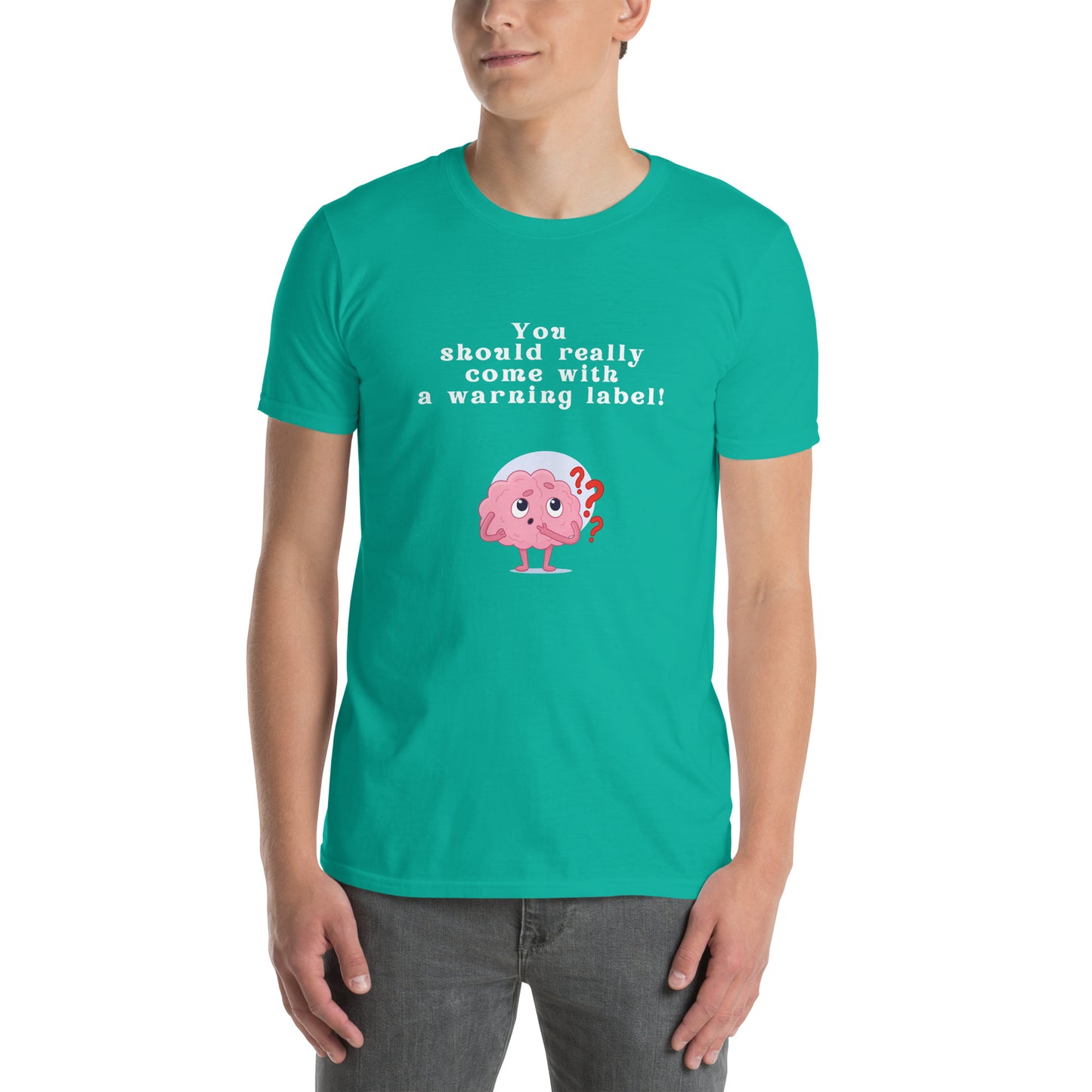You Should Really Come with a Warning Label Unisex Tee by EraofInk