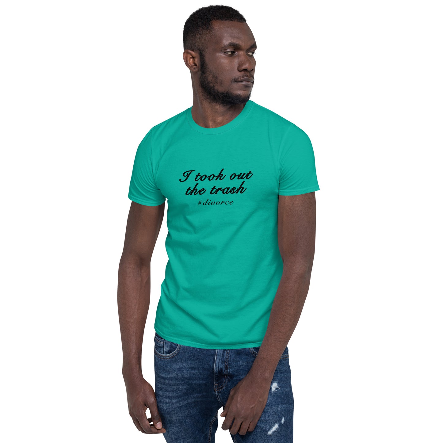 Funny Divorce Tee I Took Out the Trash Unisex Tee by EraofInk