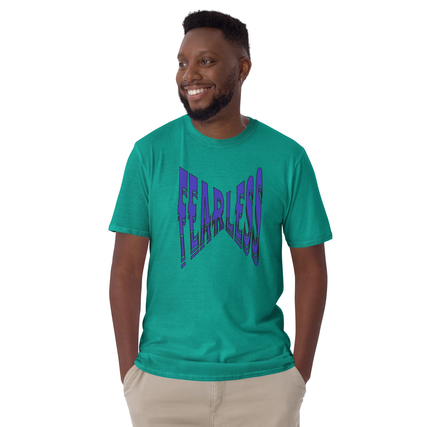 Fearless Warped Font Unisex Tee by EraofInk