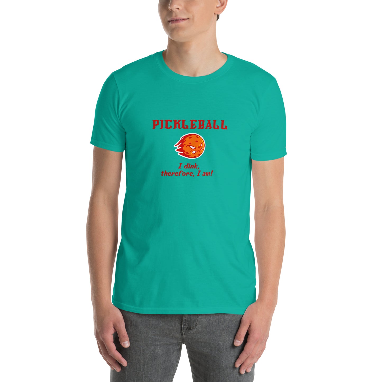Pickleball I Dink, Therefore, I Am Unisex Tee by EraofInk