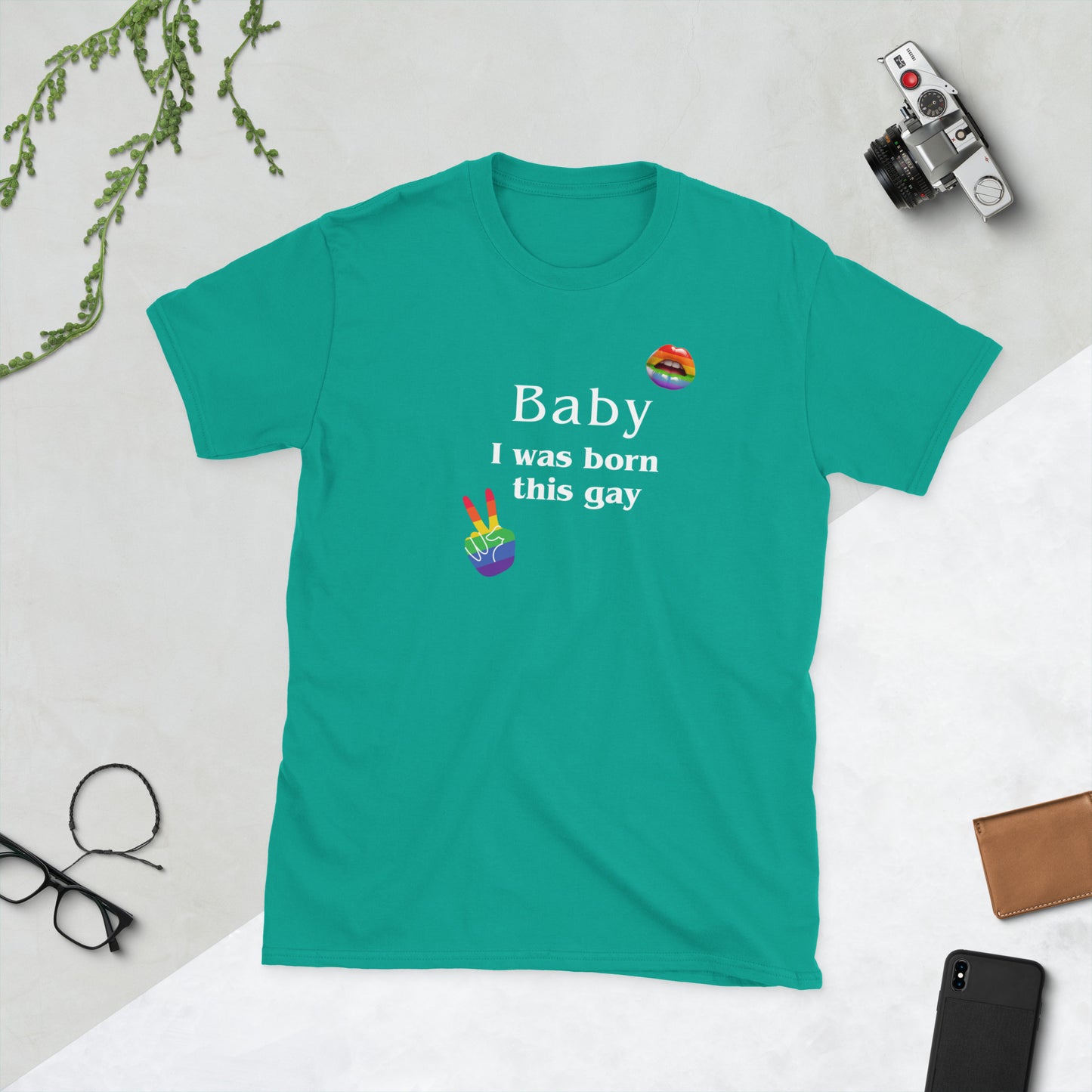 Baby I Was Born This Gay Unisex Tee by EraofInk