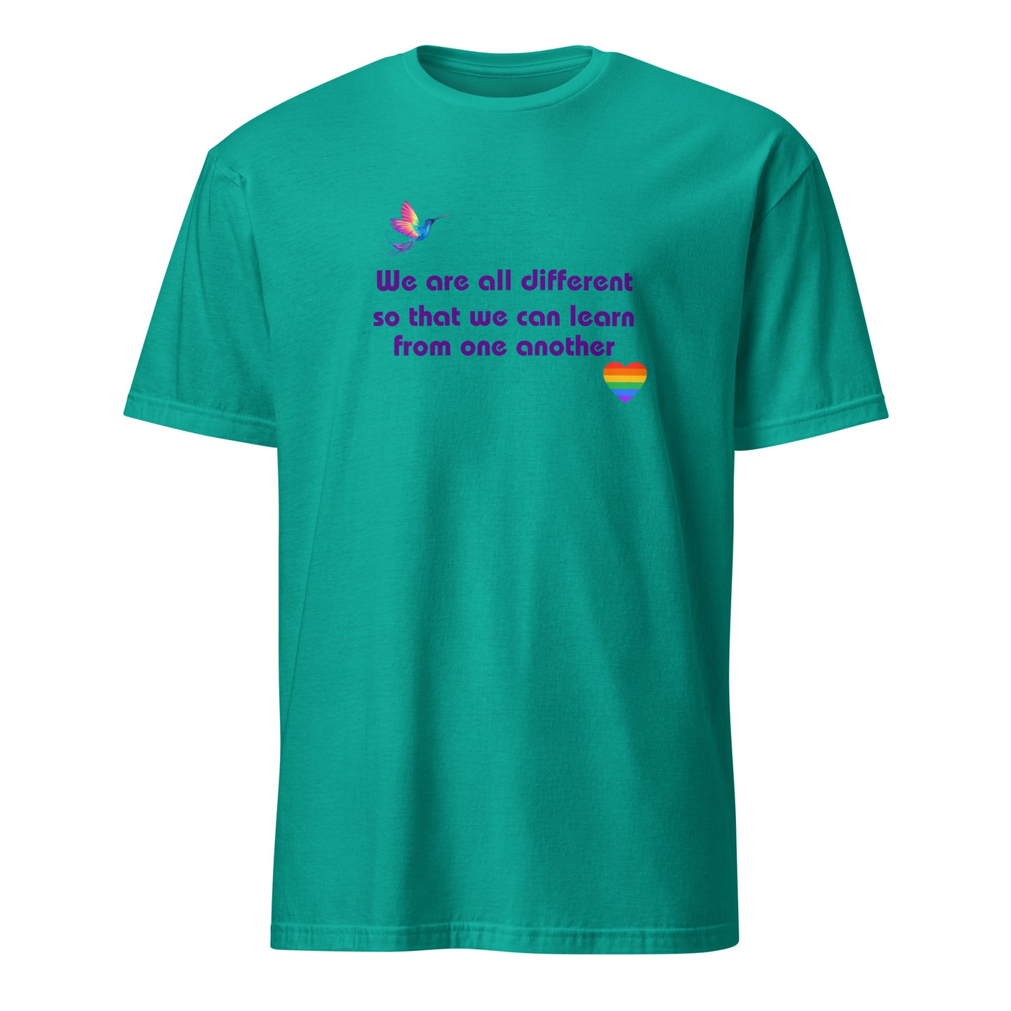 We Are All Different So We Can Learn From One Another Unisex Tee by EraofInk