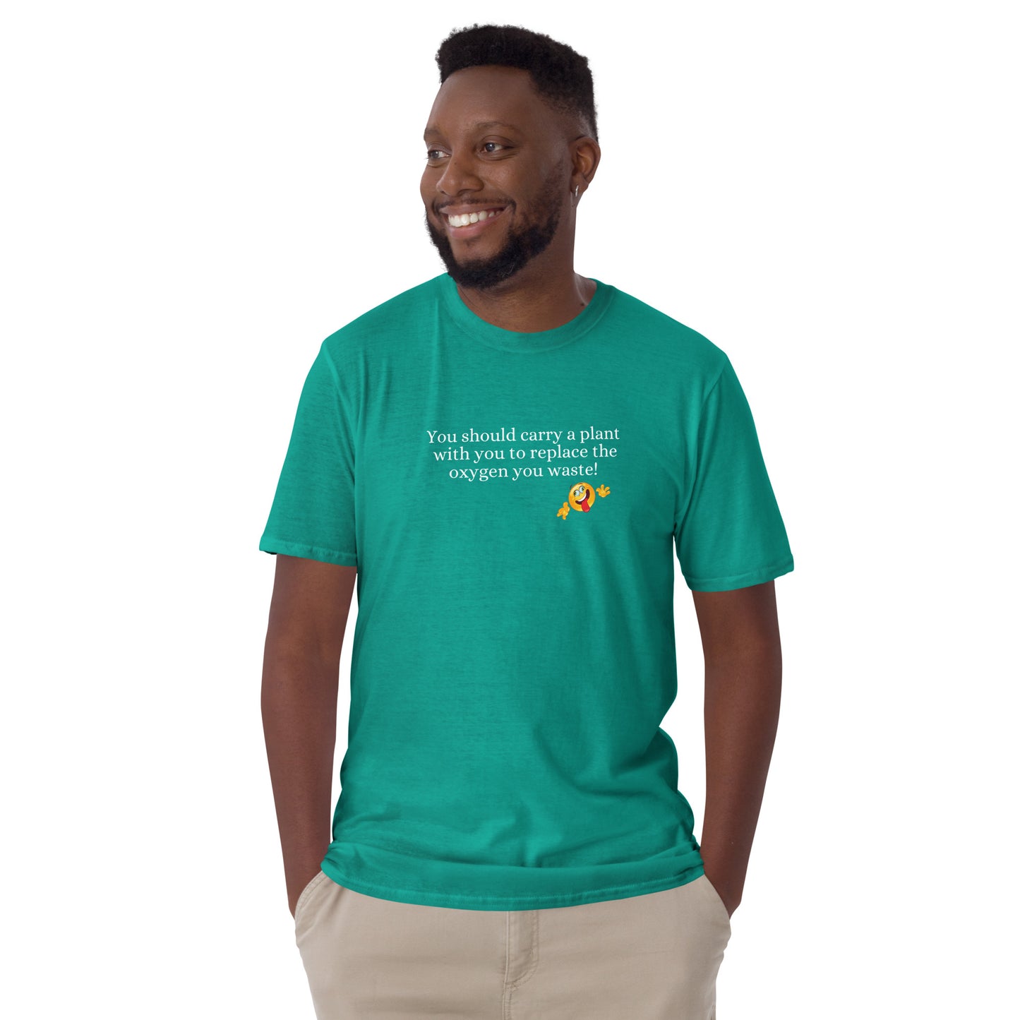 Silly Insult Tee Carry a Plant With You to Replace the Oxygen You Waste Unisex Tee by EraofInk