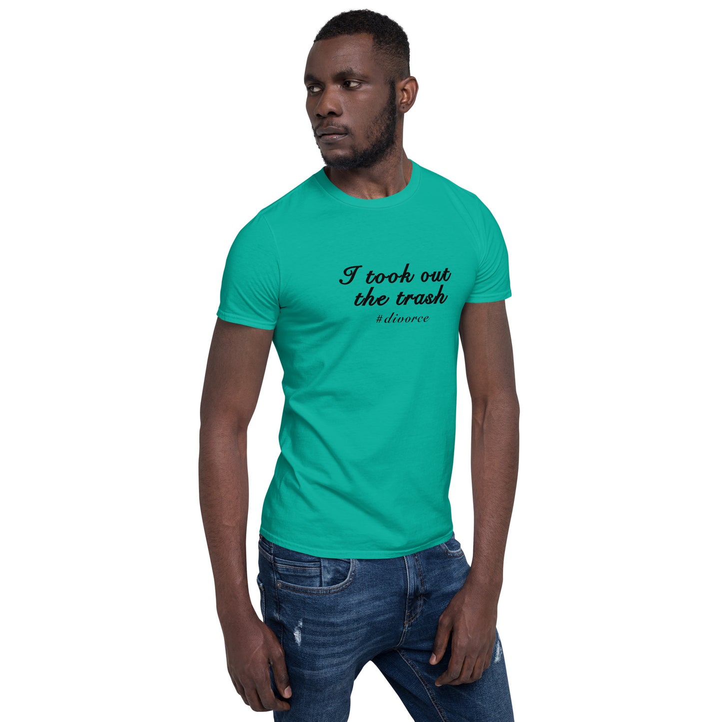 Funny Divorce Tee I Took Out the Trash Unisex Tee by EraofInk