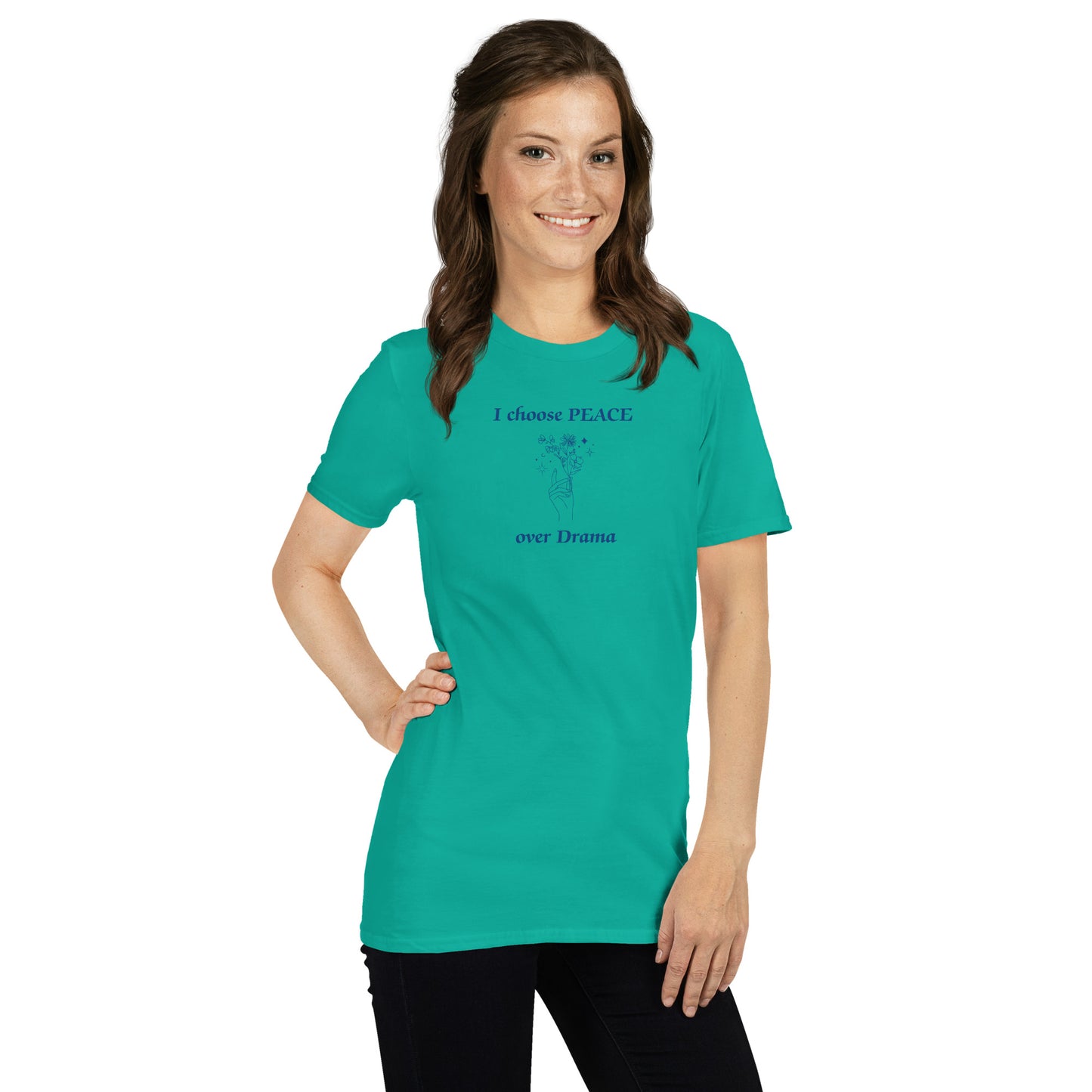 I Choose Peace Over Drama Unisex Tee by EraofInk