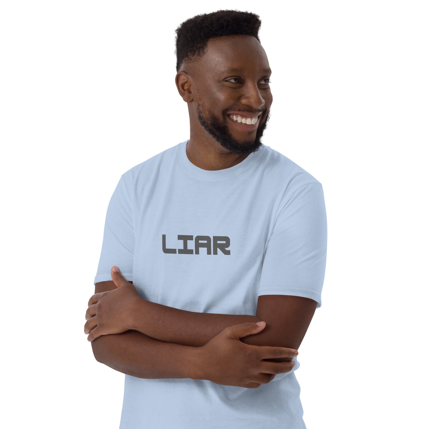 For the Guy Who Just Can't Tell the Truth to Save His Life - Liar Unisex Tee by EraofInk