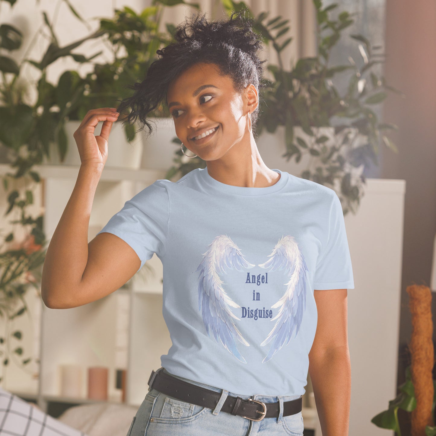 Angel in Disguise Unisex Tee by EraofInk