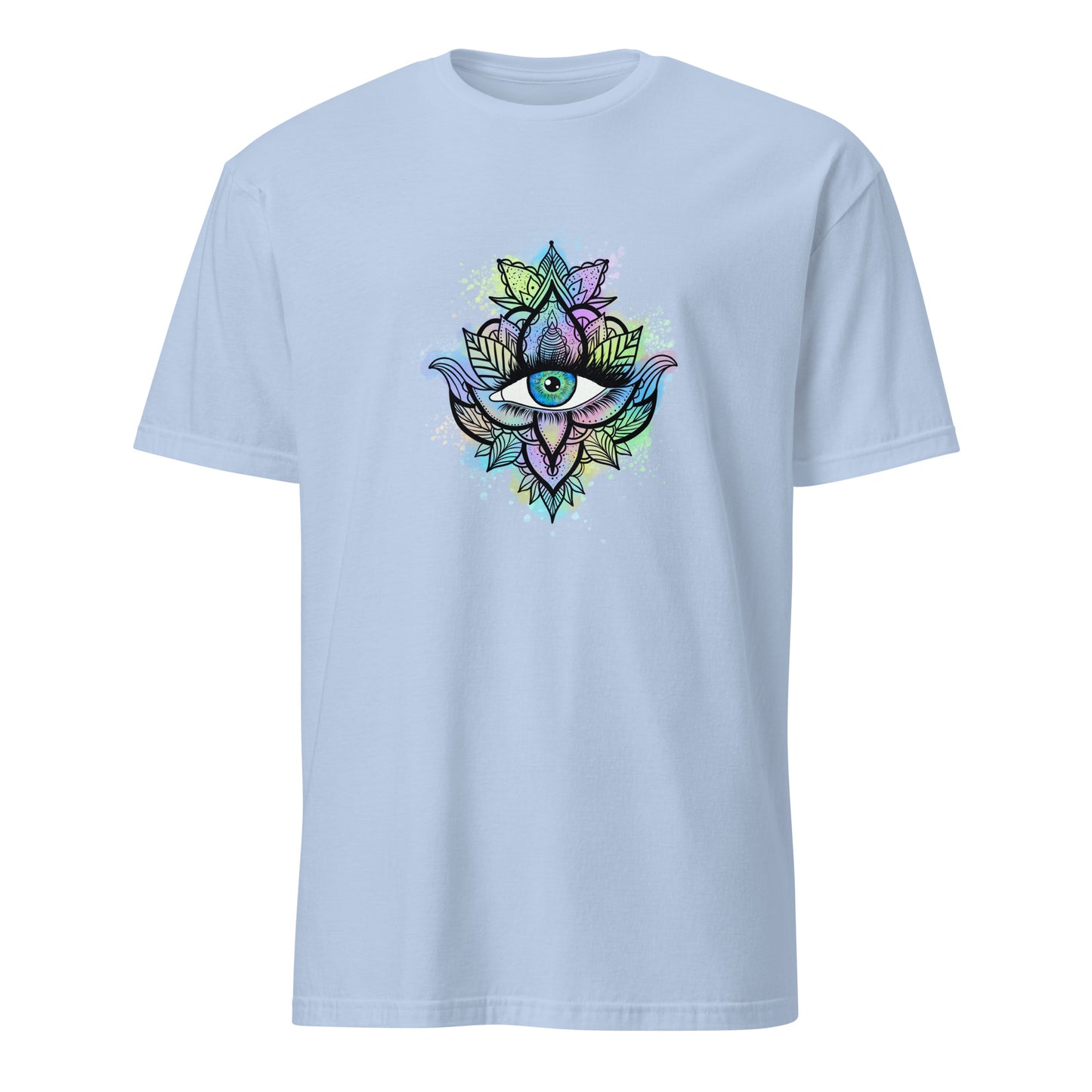 Third Eye Design With Semi Transparent Colors ** Design on Back** Unisex Tee by EraofInk